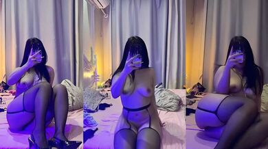 抖音網紅 二媚女ling 自慰影片圖包大放送 情趣絲襪騷浪求金主包養 願做專屬肉便器 騷氣十足！