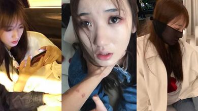 江大高顏值校花與男友性愛影片流出 跪地口交吞吐肉棒 男友雙指扣穴淫水噴濺 妥妥的反差母狗！