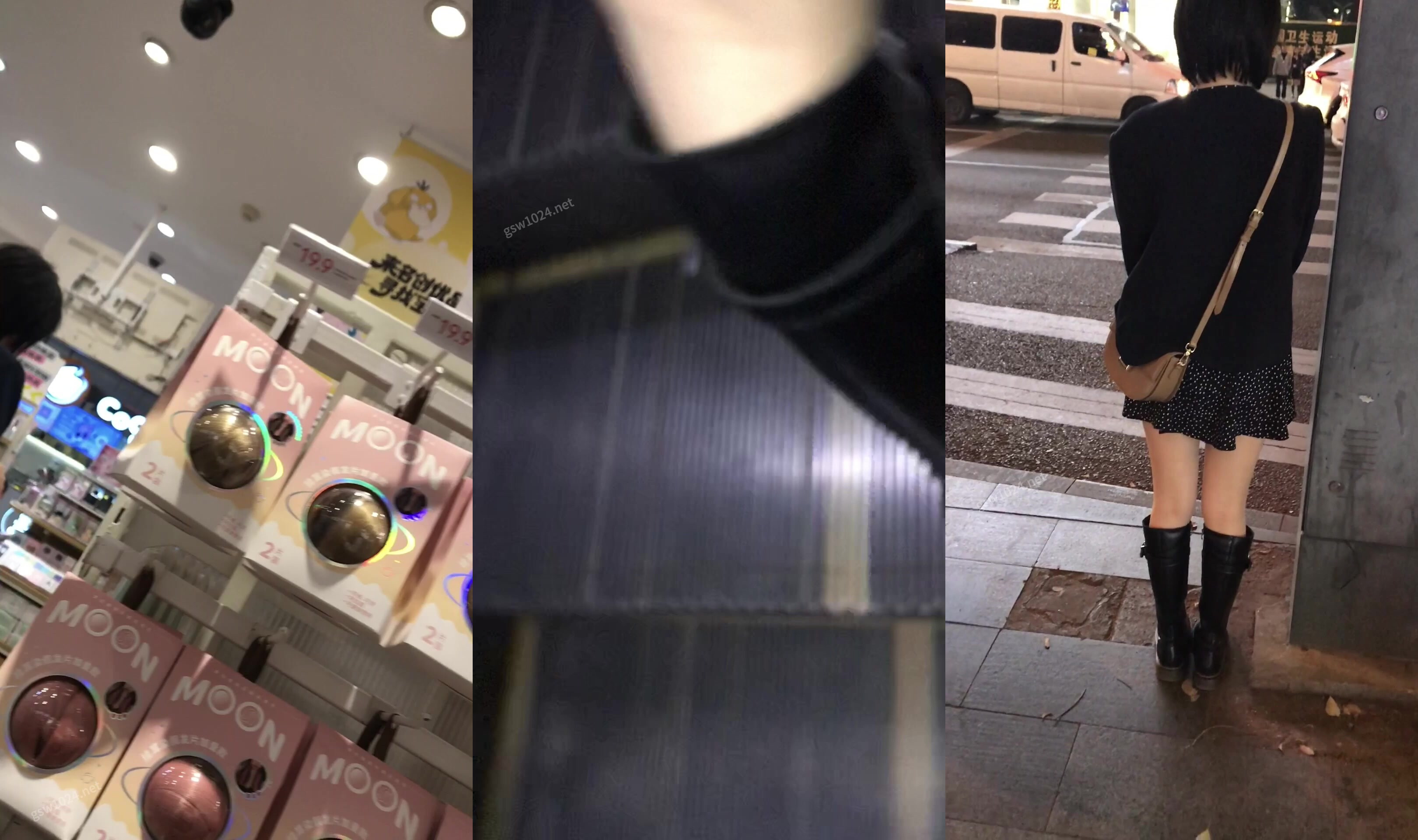 【TKCD】078.肉絲靴子小姐姐撅屁股挨抄還被掀裙子開閃CD真慘