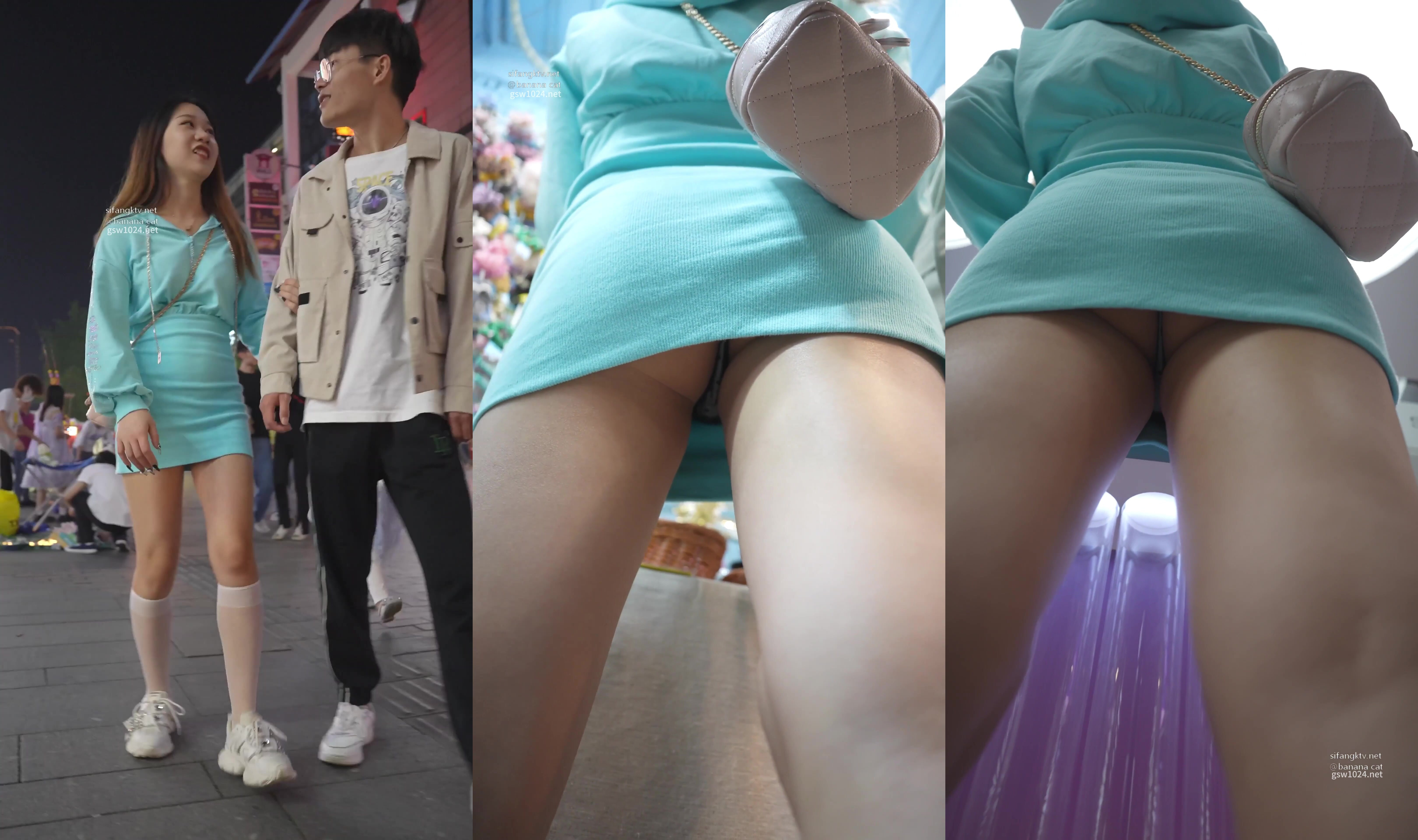 GS自購-售價46 (BC-SSS-011)男友當保鏢..美女放心穿短裙配騷丁..屁股非常嫩