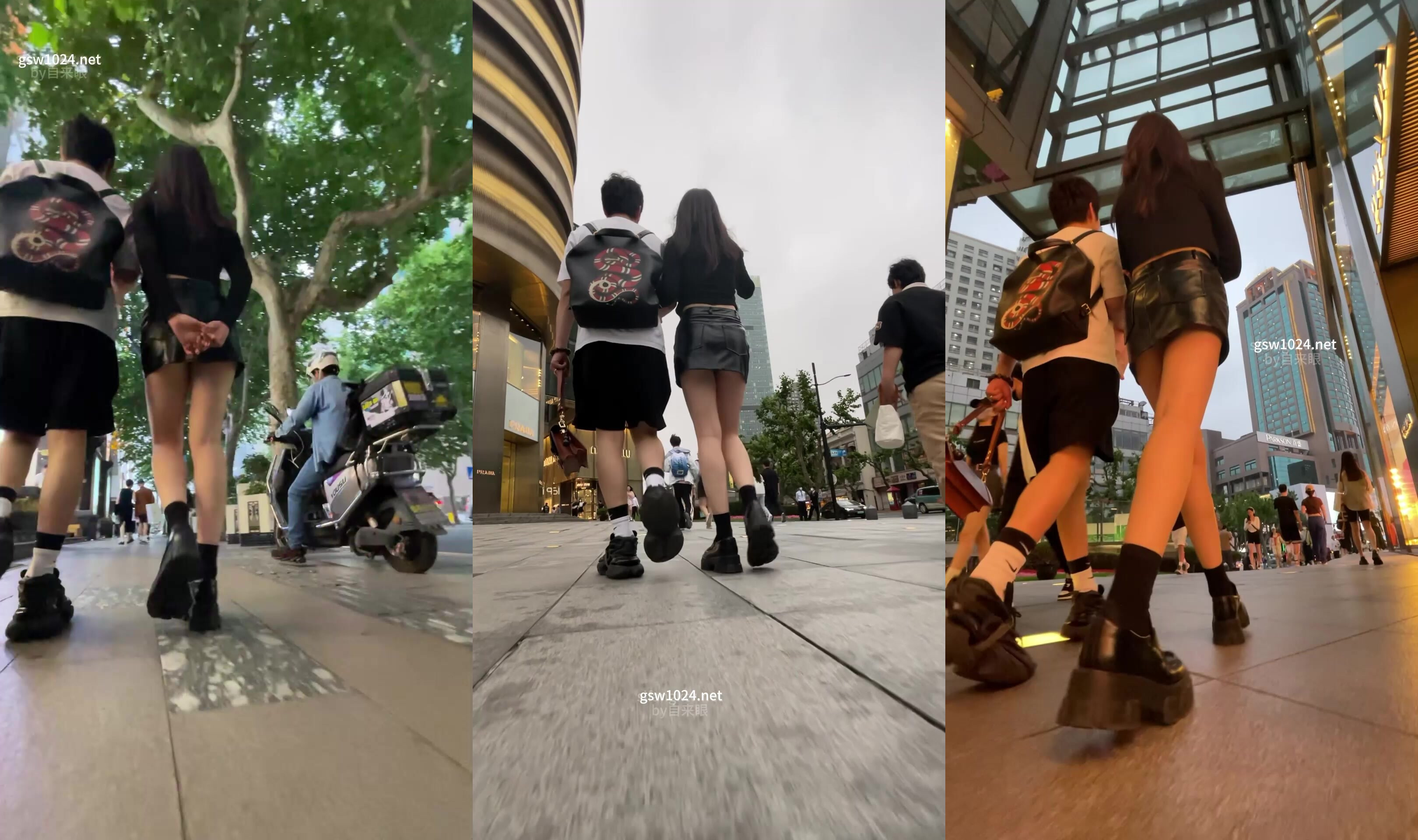 GS自購-售價8【自來眼】男朋友在旁邊，狂拍模特比例美腿裙底