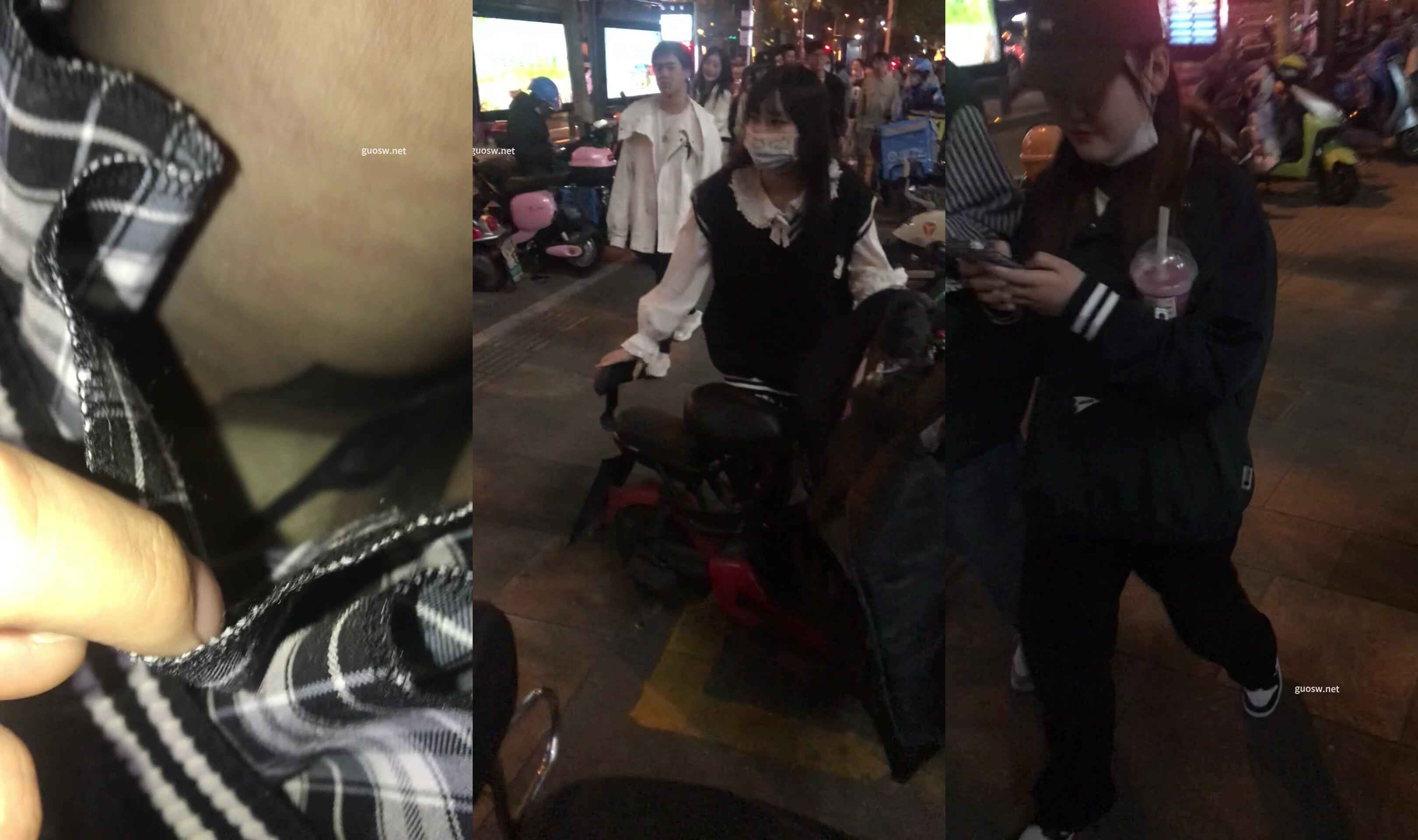 【TKCD】035.黑絲JK小姐姐扶梯開閃掀裙子抄底黃色內內