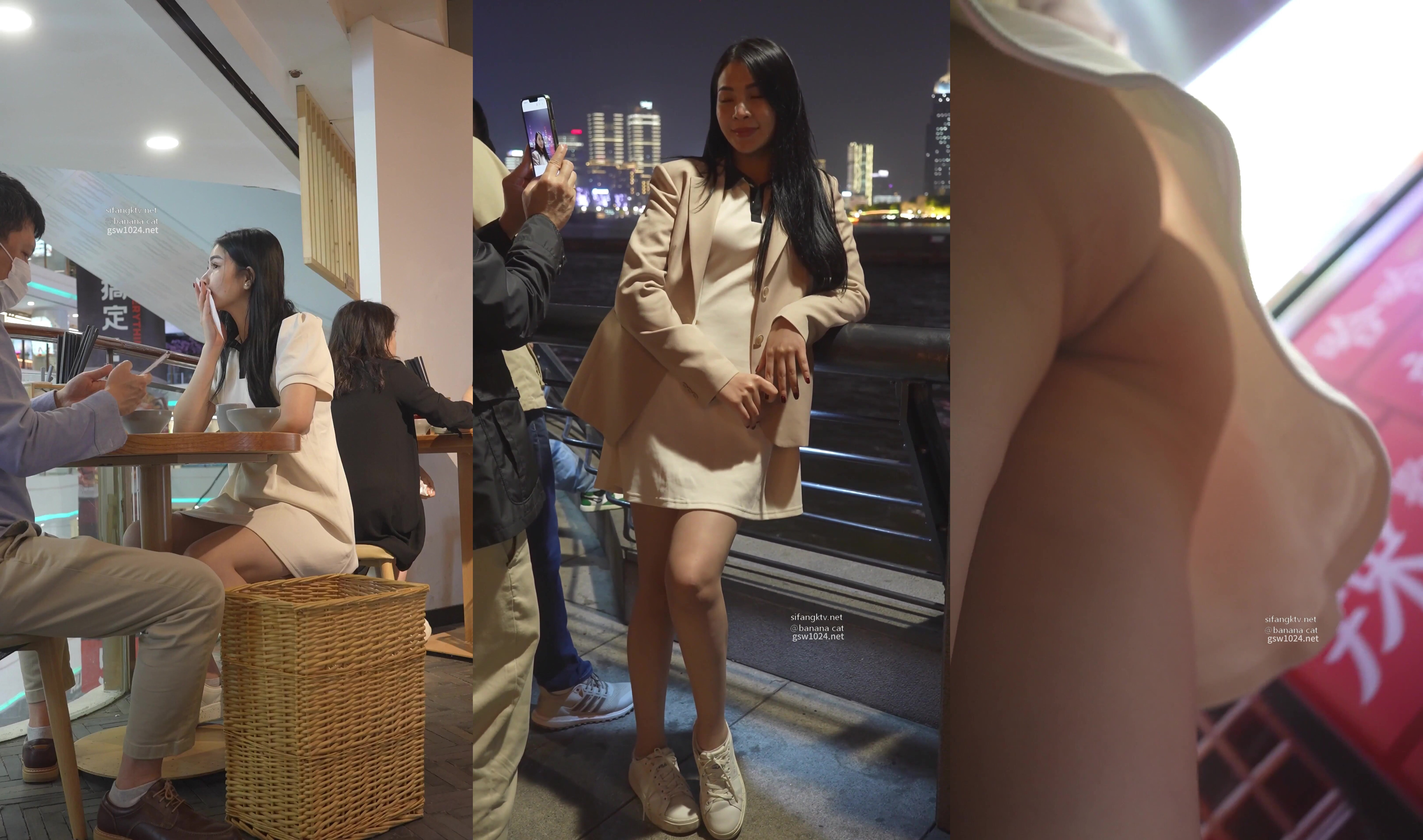 GS自購-售價46(BC-SSS-022)氣質名媛陪老頭逛街..白嫩美腿誘惑翹臀性感丁字…