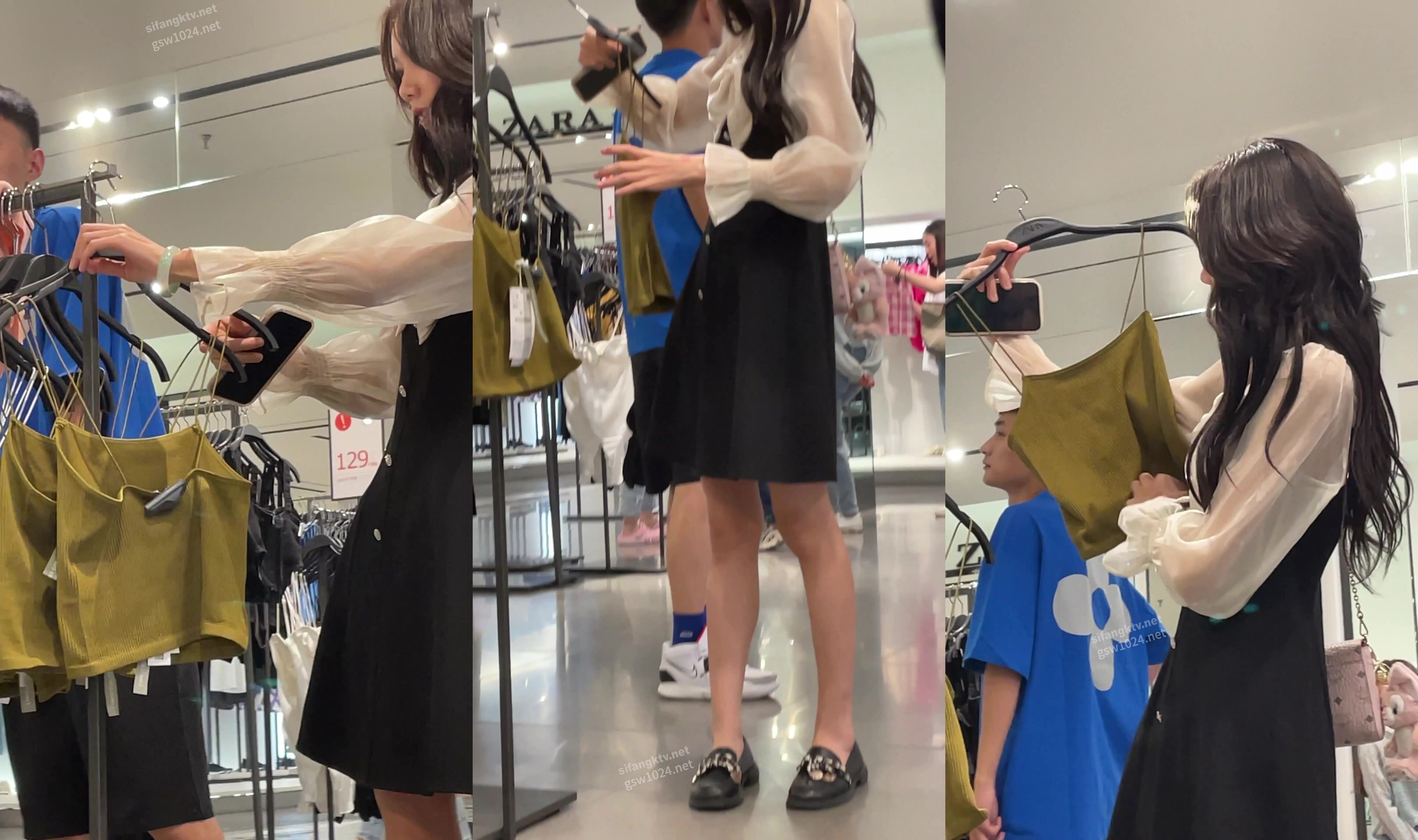 【新KingKCD】CD2472SR級！漂亮清純小姐姐選衣服NN都濕了