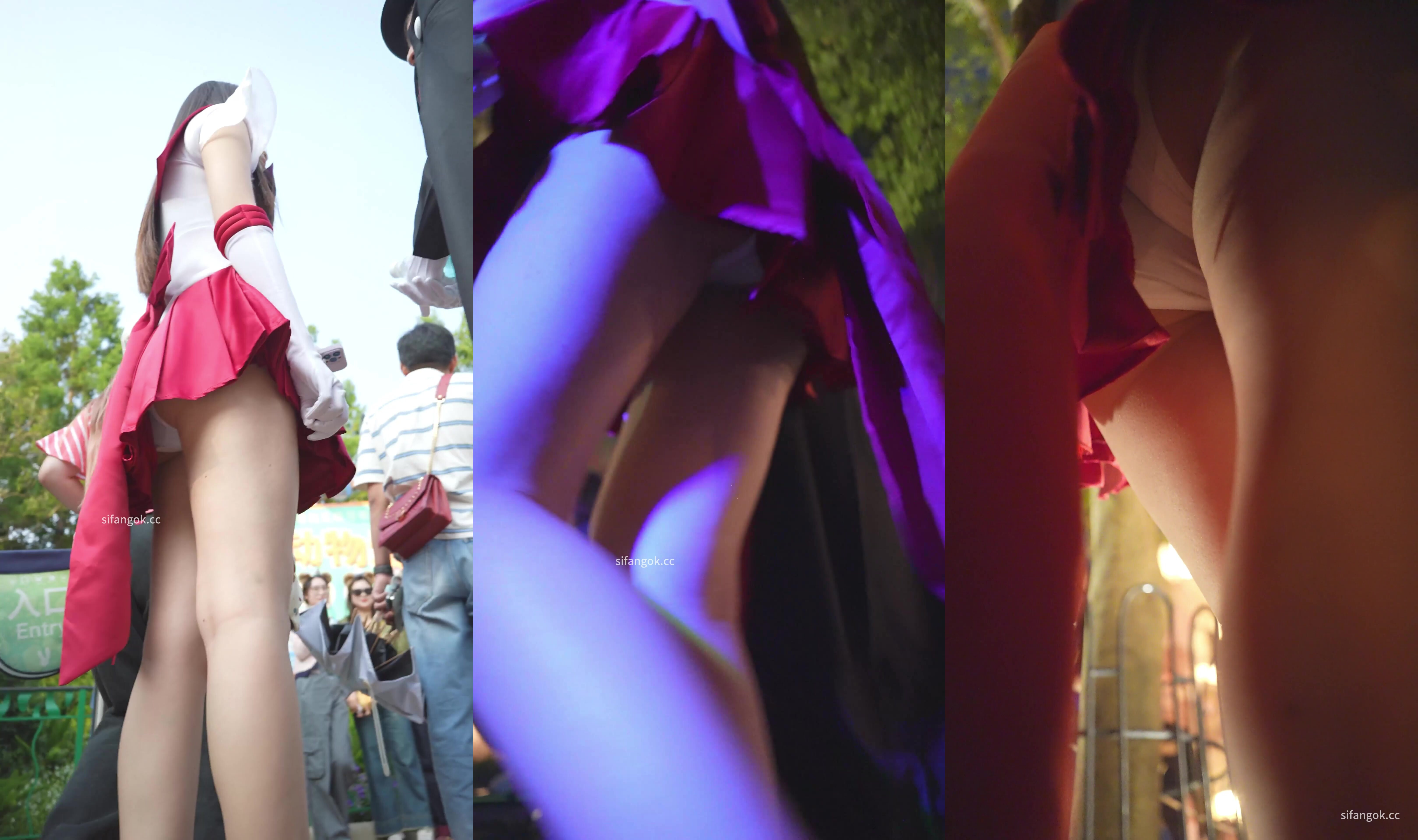 大神步行街一路跟蹤抄底多位美女一起探尋她們的裙底風光 (3)