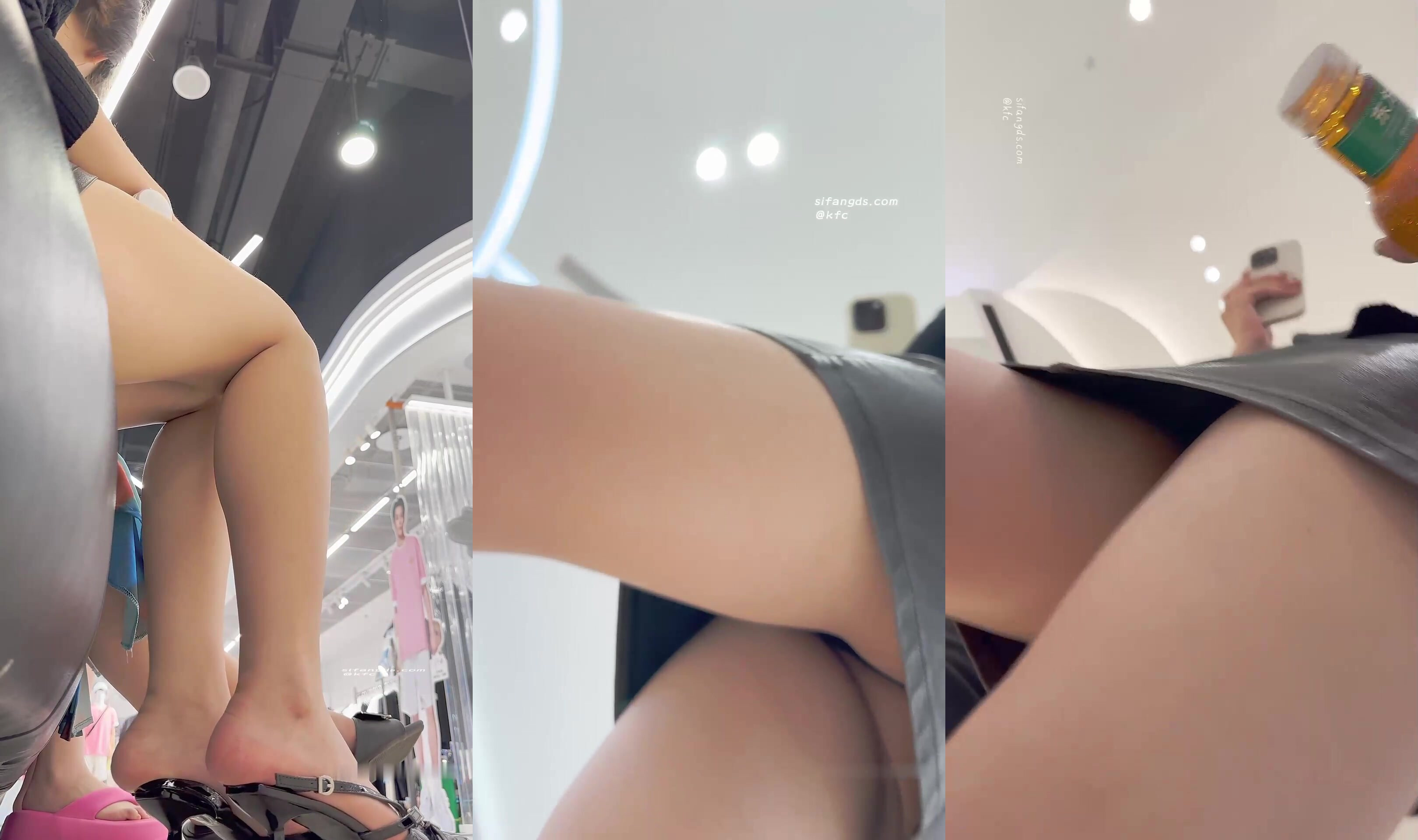 『KFC』街拍抄底大神合集 全是青春靚妹 好看的小姐姐 (29)