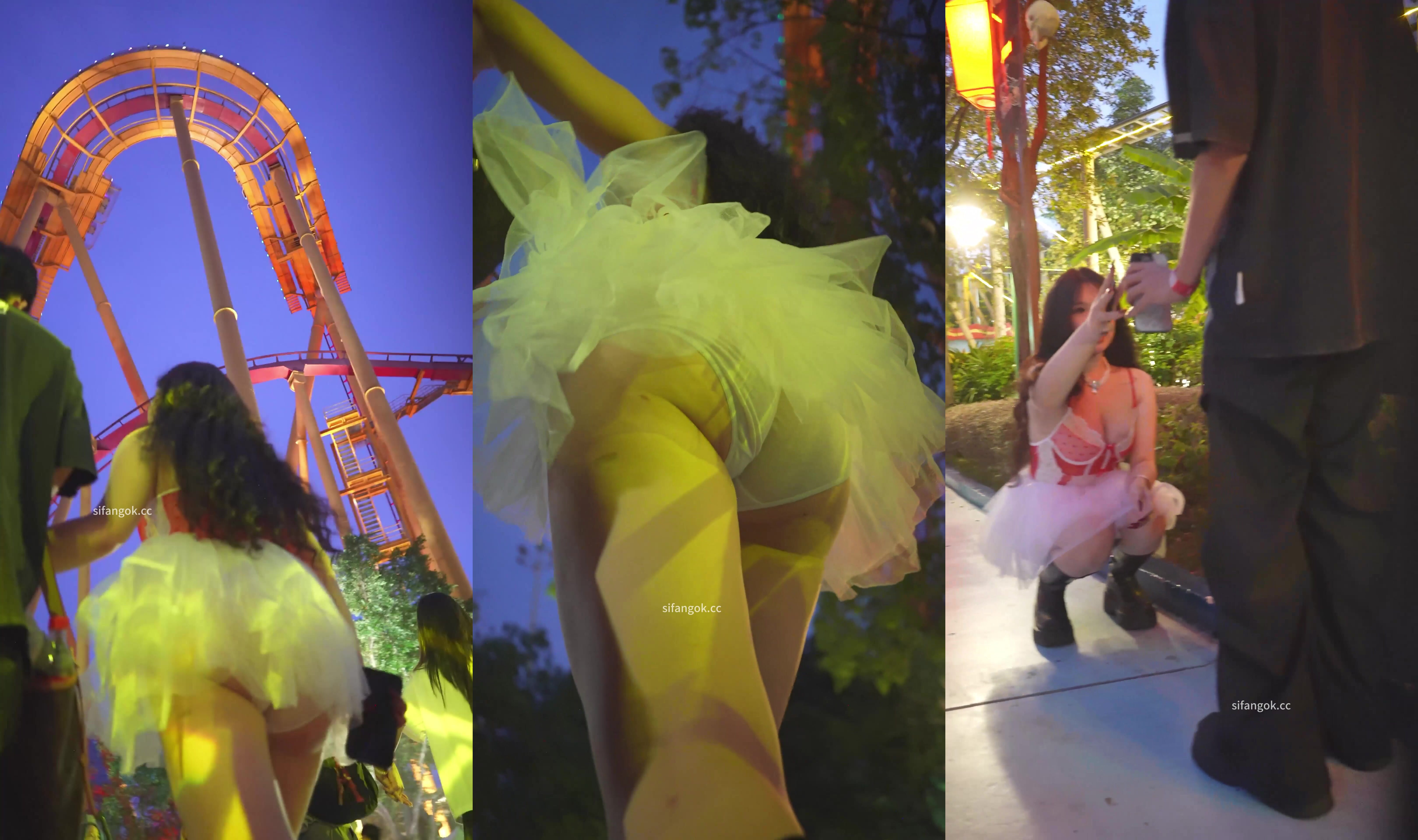 大神步行街一路跟蹤抄底多位美女一起探尋她們的裙底風光2 (2)