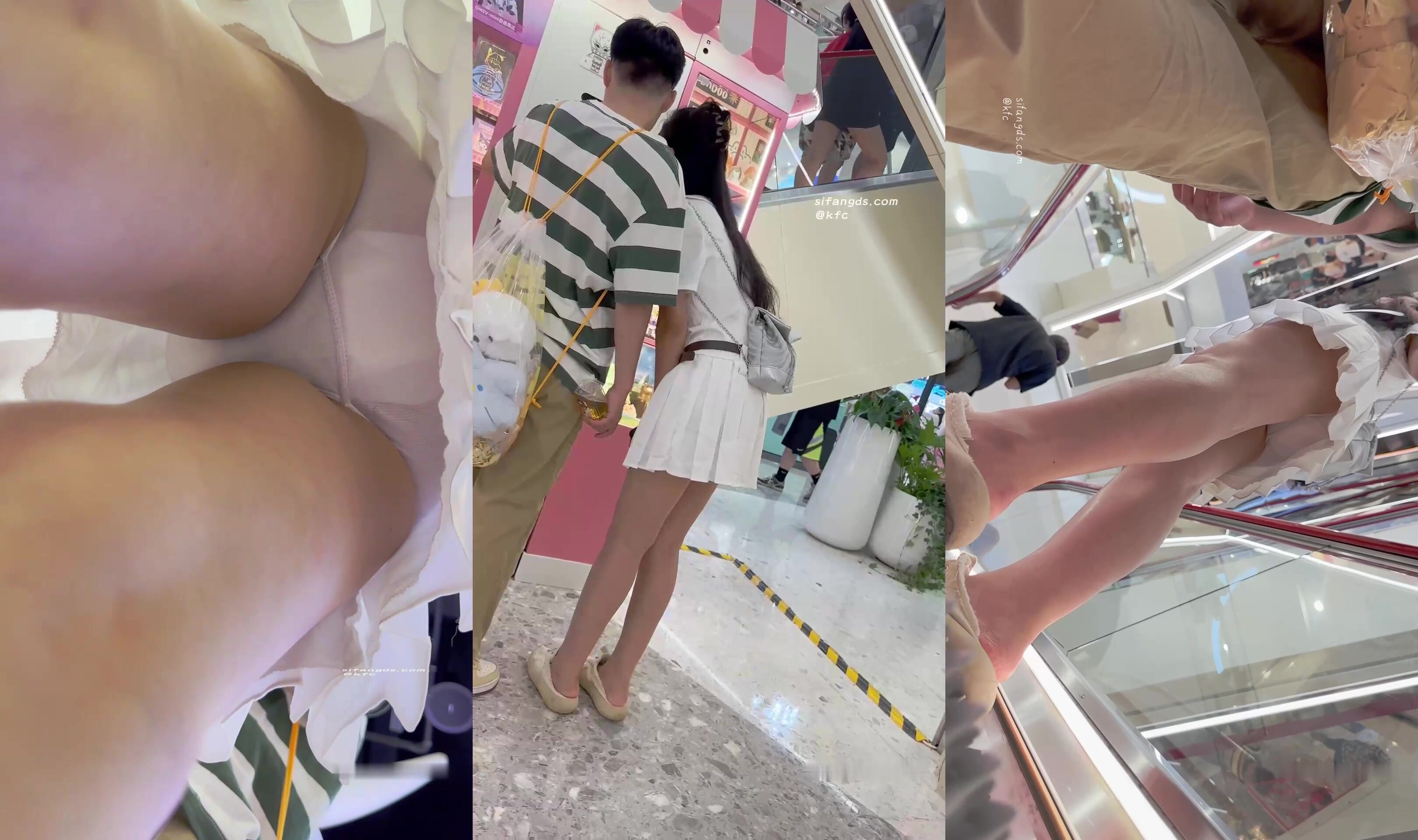 『KFC』街拍抄底大神合集 全是青春靚妹 好看的小姐姐 (3)