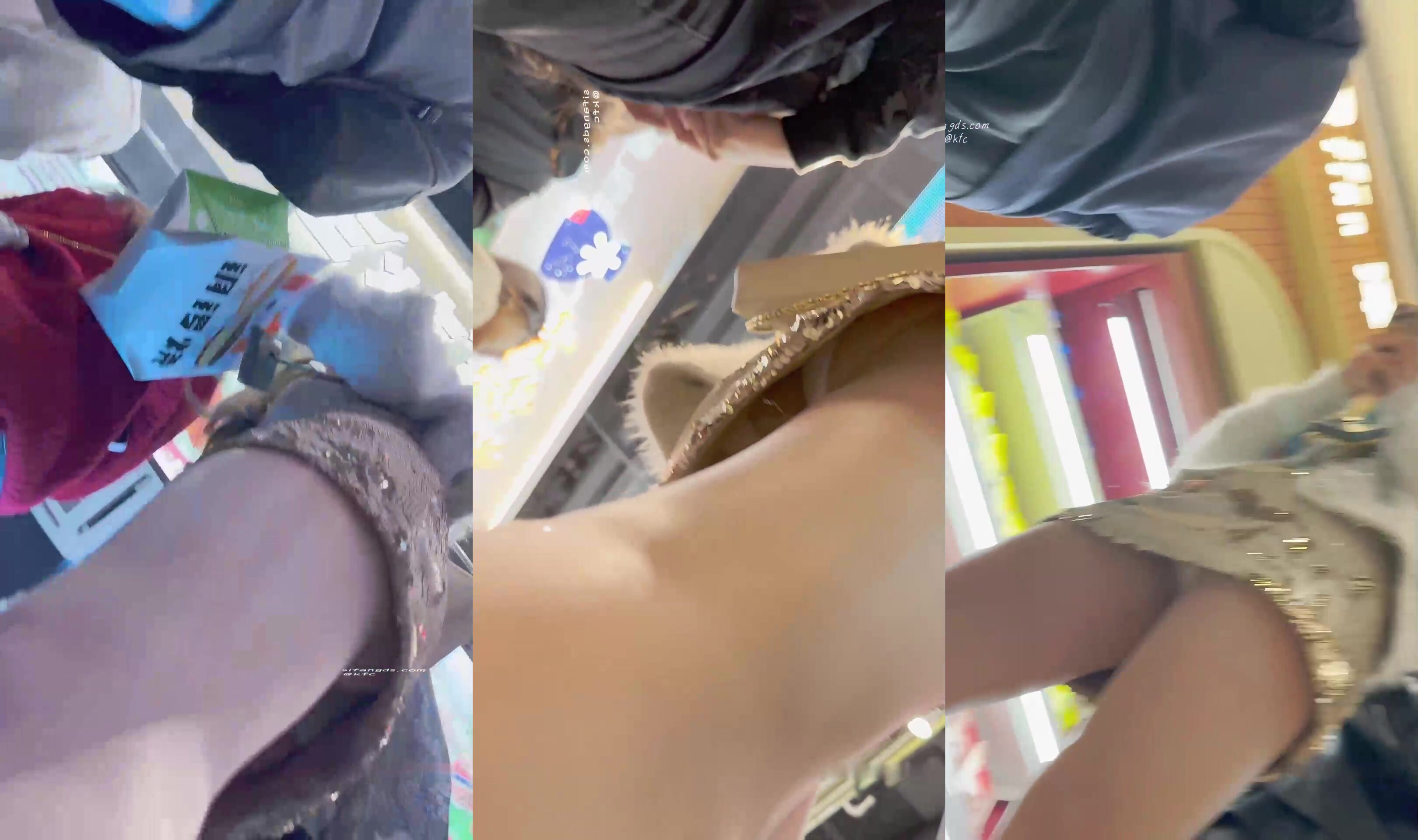 『KFC』街拍抄底大神合集 全是青春靚妹 好看的小姐姐 (22)