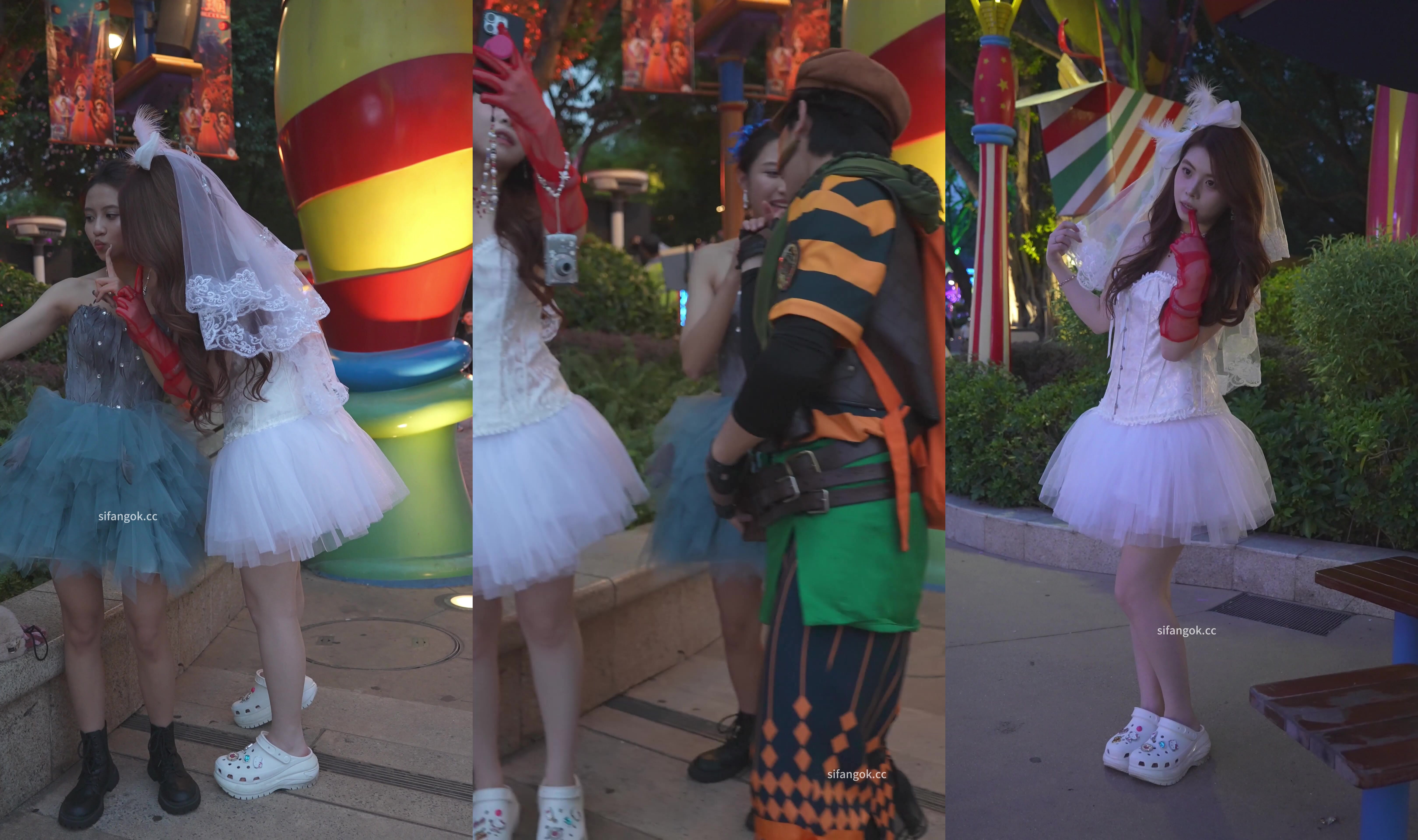 大神步行街一路跟蹤抄底多位美女一起探尋她們的裙底風光2 (3)