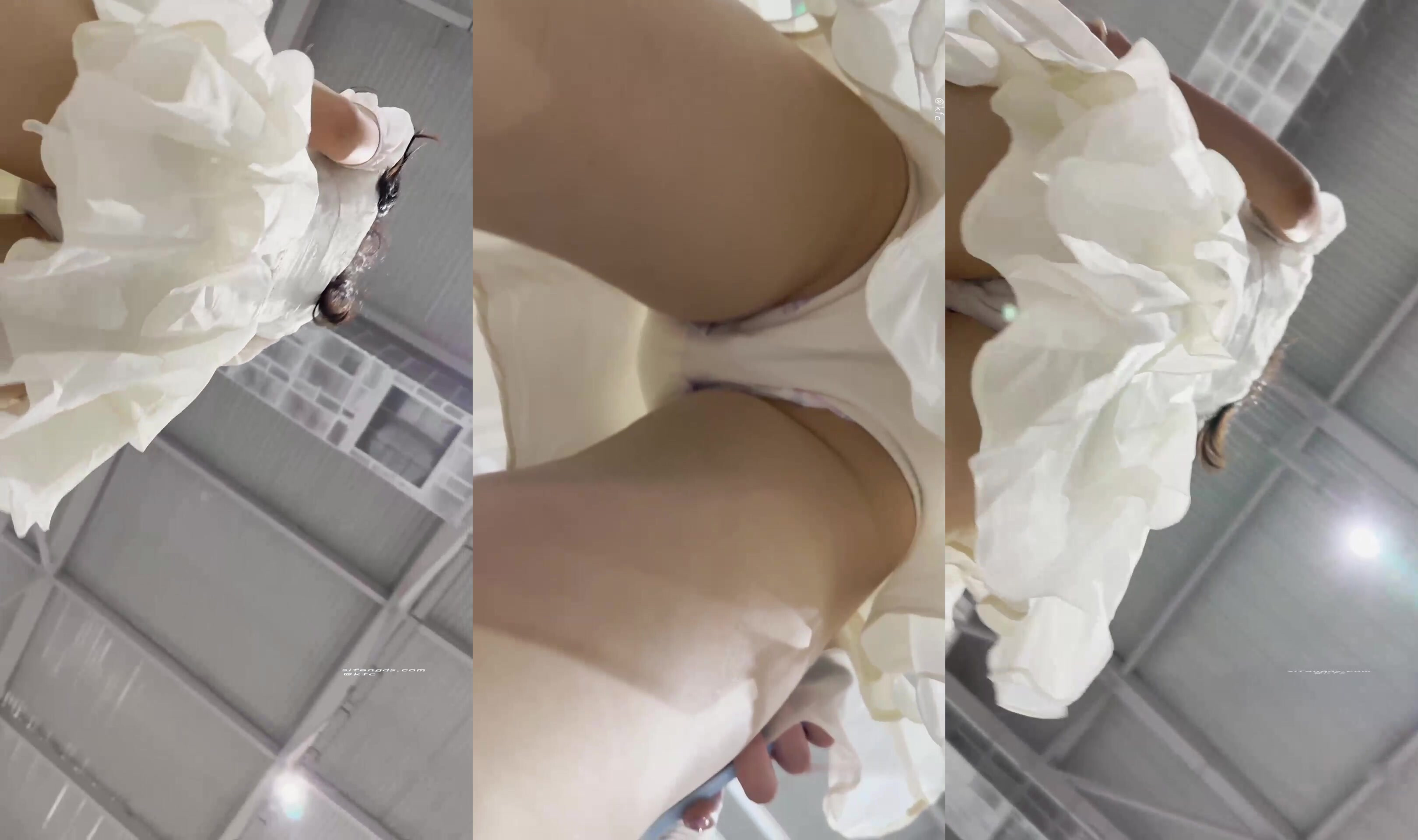 『KFC』街拍抄底大神合集 全是青春靚妹 好看的小姐姐 (9)