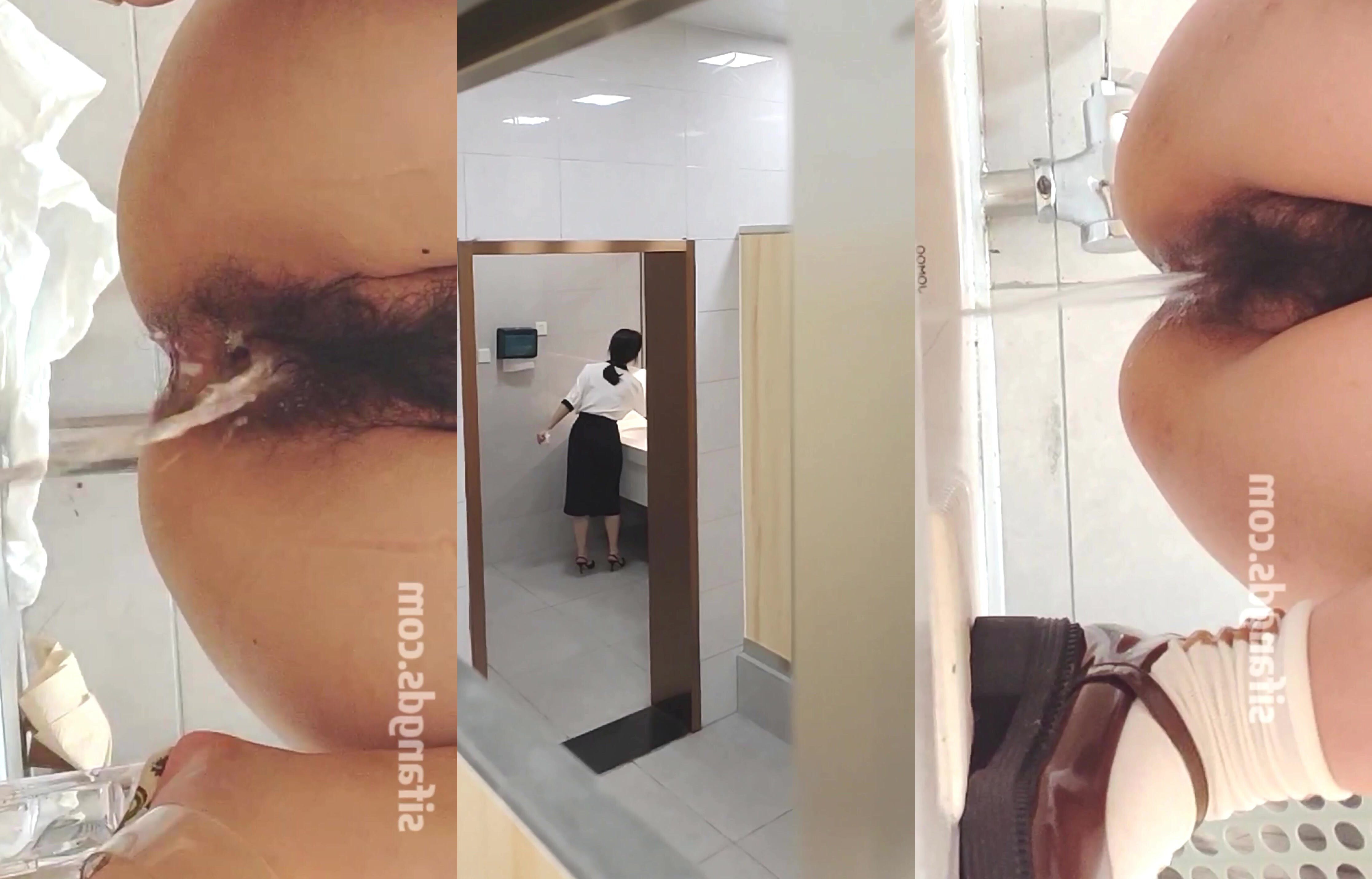 商場女廁全景偷拍幾位高顏值美女各種極品美鮑魚