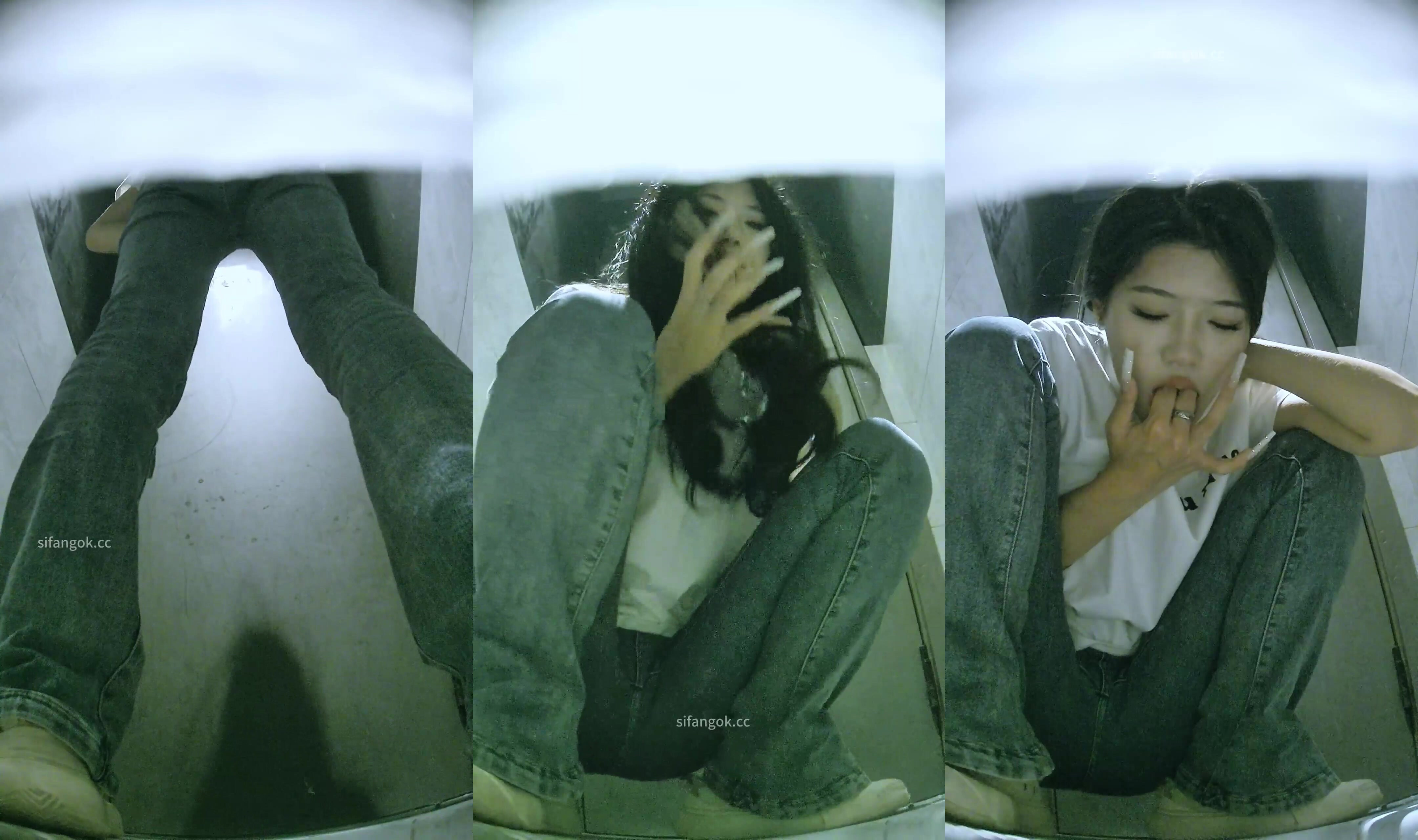 十二月流出新系列夜總會酒吧女廁後拍各種黑絲高跟 美女如雲白色增高鞋靚妹的一線粉逼怒對攝像頭 (1)