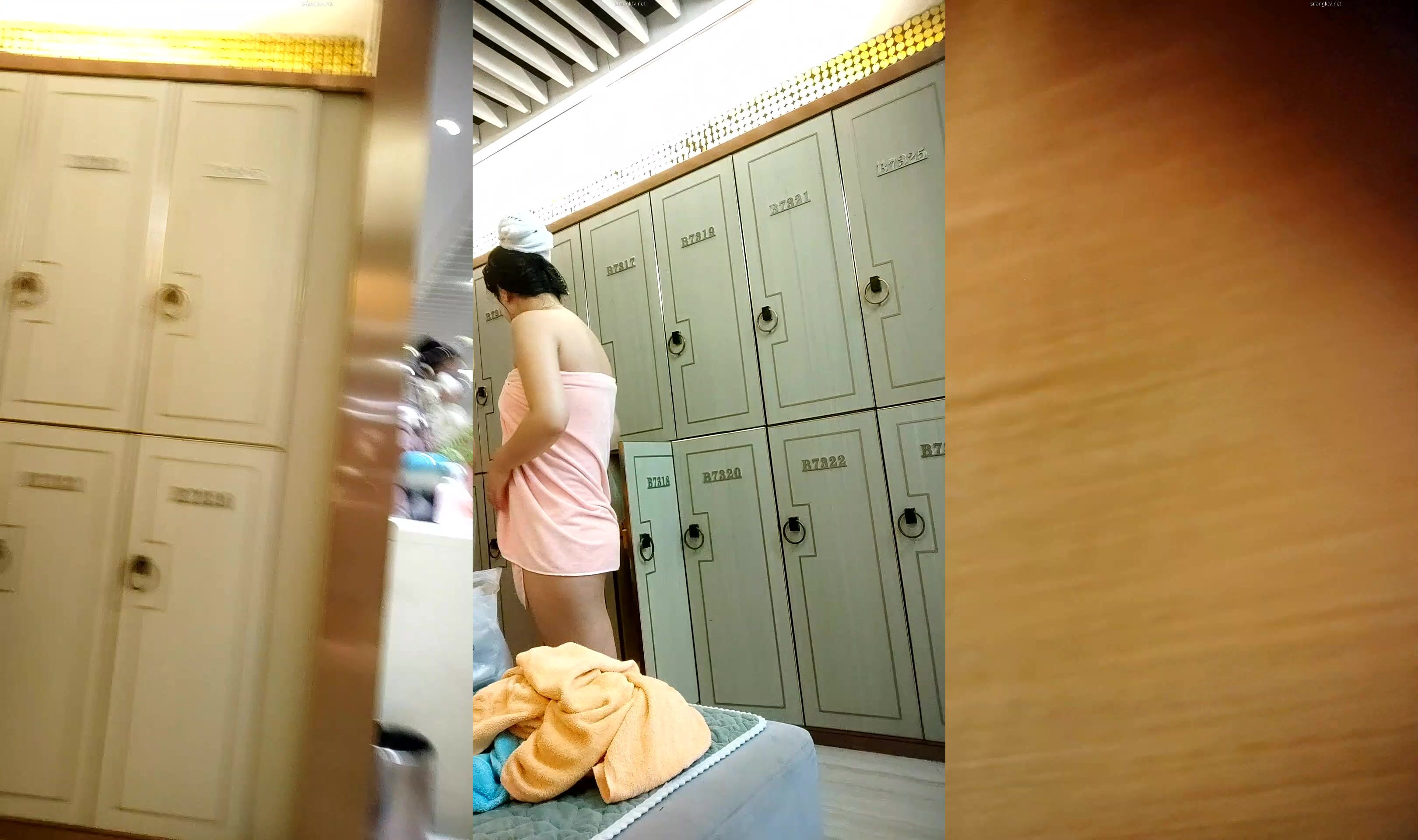 猥瑣女顧客真實偷拍溫泉洗浴酒店女賓內部春光，各個年齡段都有，環肥燕瘦，非常刺激③ (5)