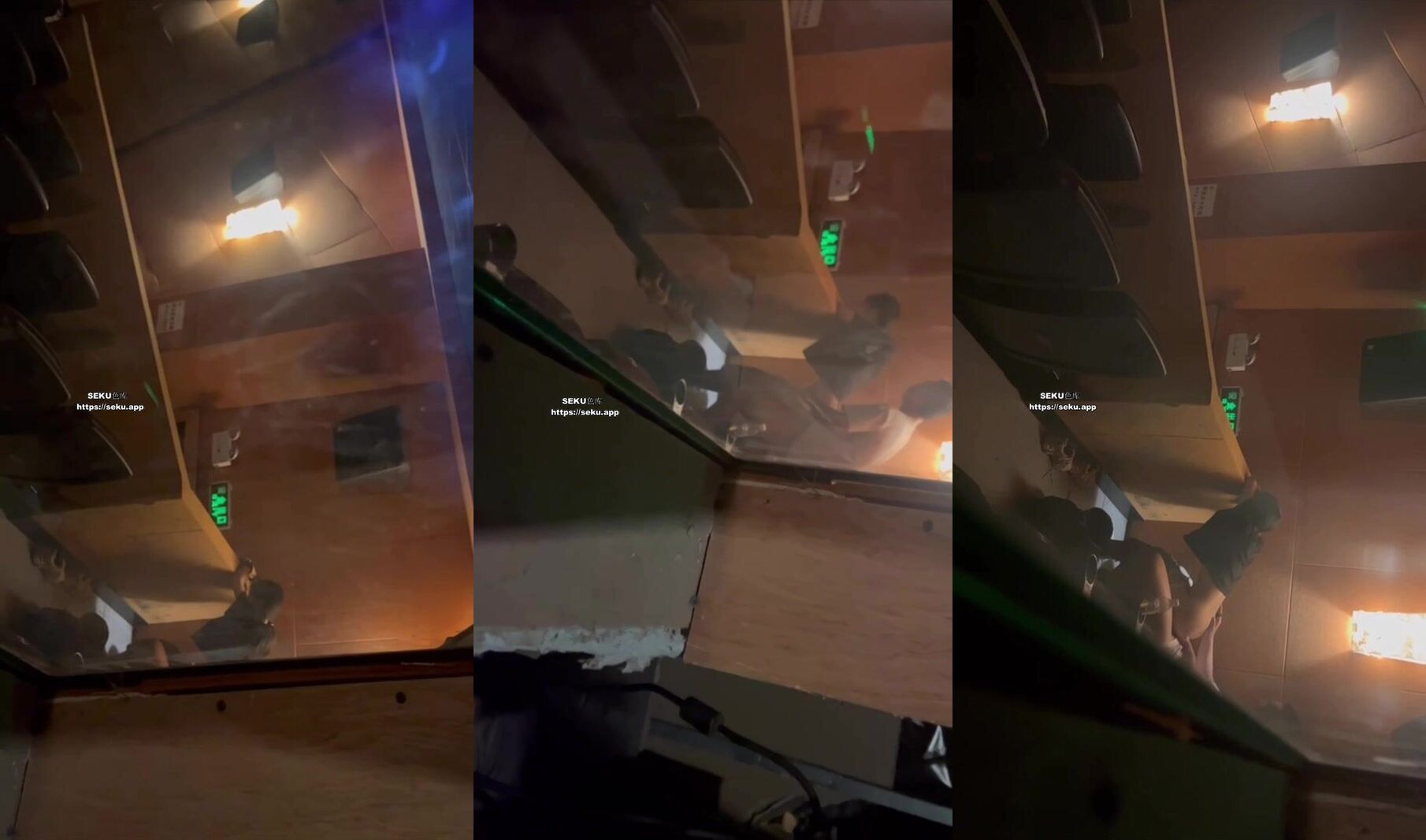 【門事件】電影院內艹逼小情侶電影後排直接開幹，女的好騷好賤呀！