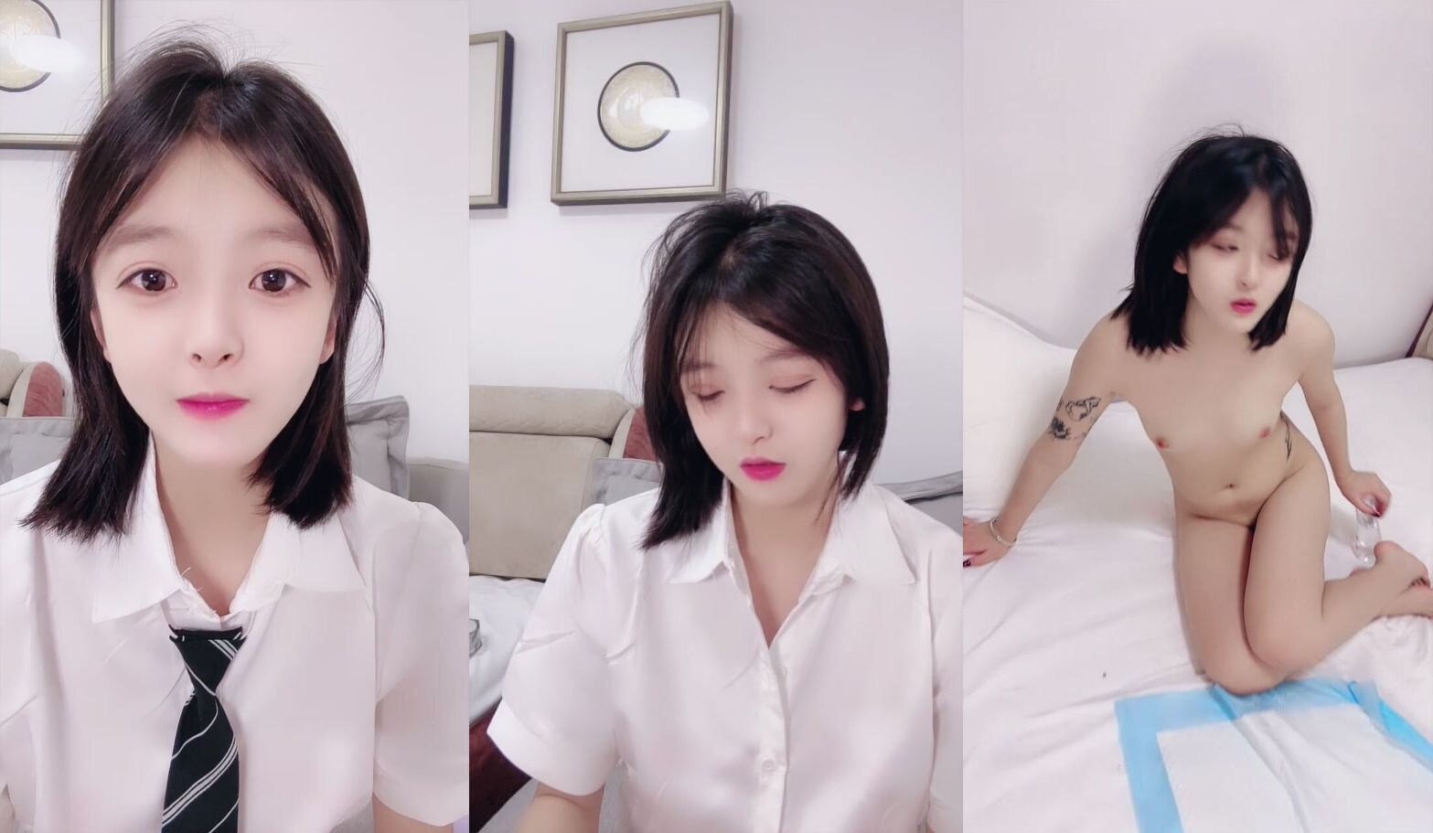 『源源baby』超清純校花嫩妹高挑身材超高顏值，清純淫靡並存，輕輕一操就噴水 清純面龐超反差 7 (1)