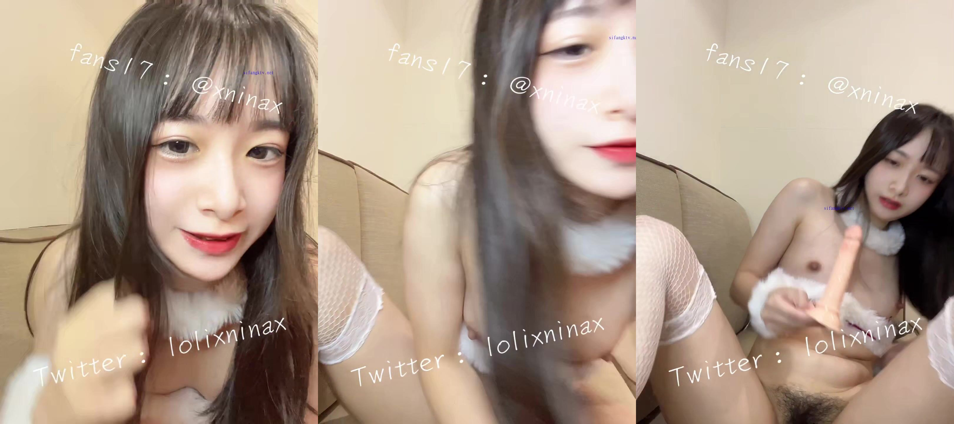 『小妮娜』推特可愛甜妹啪啪自慰合集福利，美乳翹臀性感小騷貨，小穴穴渴望被爸爸精液灌滿2(11) (2)