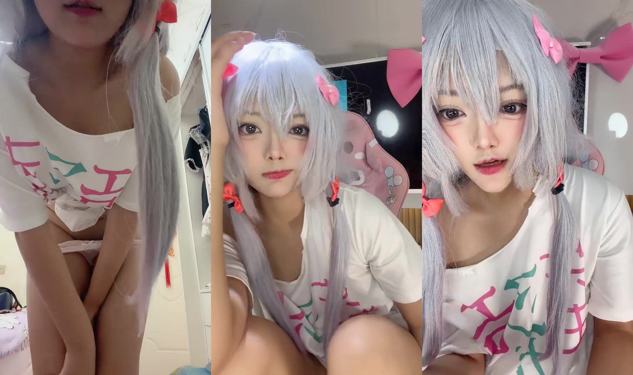 『張婉萌』美到炸！二次元校花 雙洞齊開！爽飛~清純的女COS其實是個渴望被大雞巴灌滿騷穴的反差婊小母狗 (1)