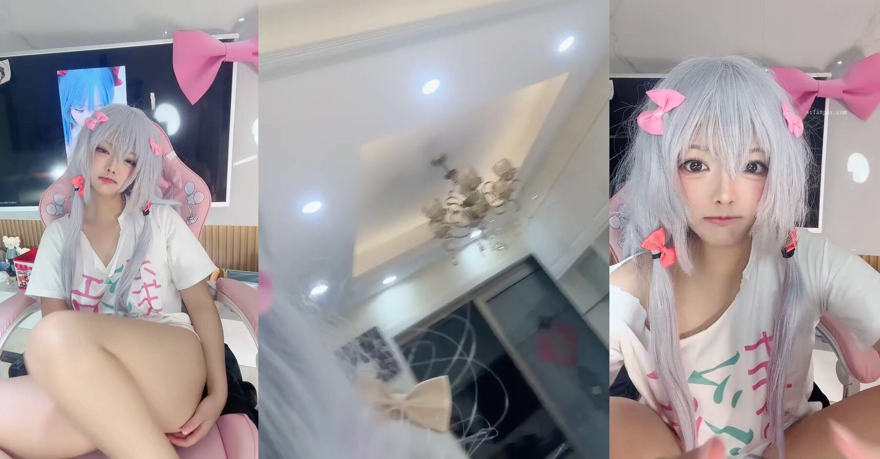 『張婉萌』美到炸！二次元校花 雙洞齊開！爽飛~清純的女COS其實是個渴望被大雞巴灌滿騷穴的反差婊小母狗 (3)