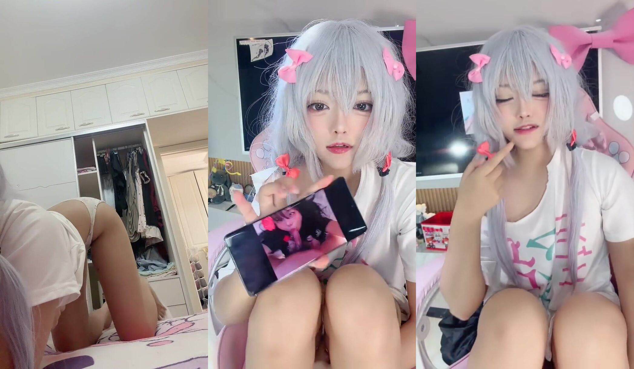 『張婉萌』美到炸！二次元校花 雙洞齊開！爽飛~清純的女COS其實是個渴望被大雞巴灌滿騷穴的反差婊小母狗 (2)