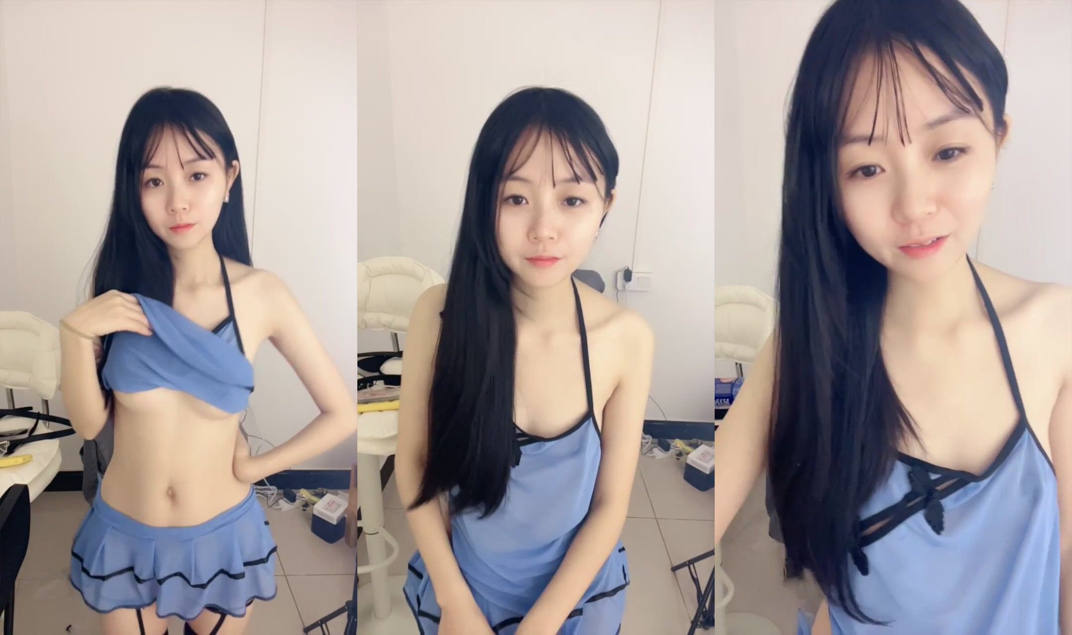 【小允】最新新人20歲清純四川小美女薄紗掩蓋不住，曼妙的小腰扭動，大尺度，三點都粉自慰水溢位 (1)