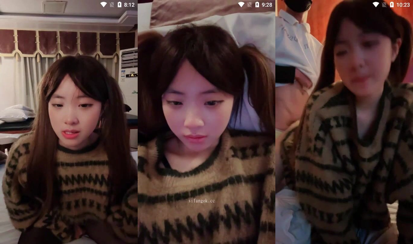 【柚子】最新羊角辮學生妹酒店約炮全身上下雪白粉嫩，小小年紀，卻喜歡上做愛，又主動又風騷 (1)