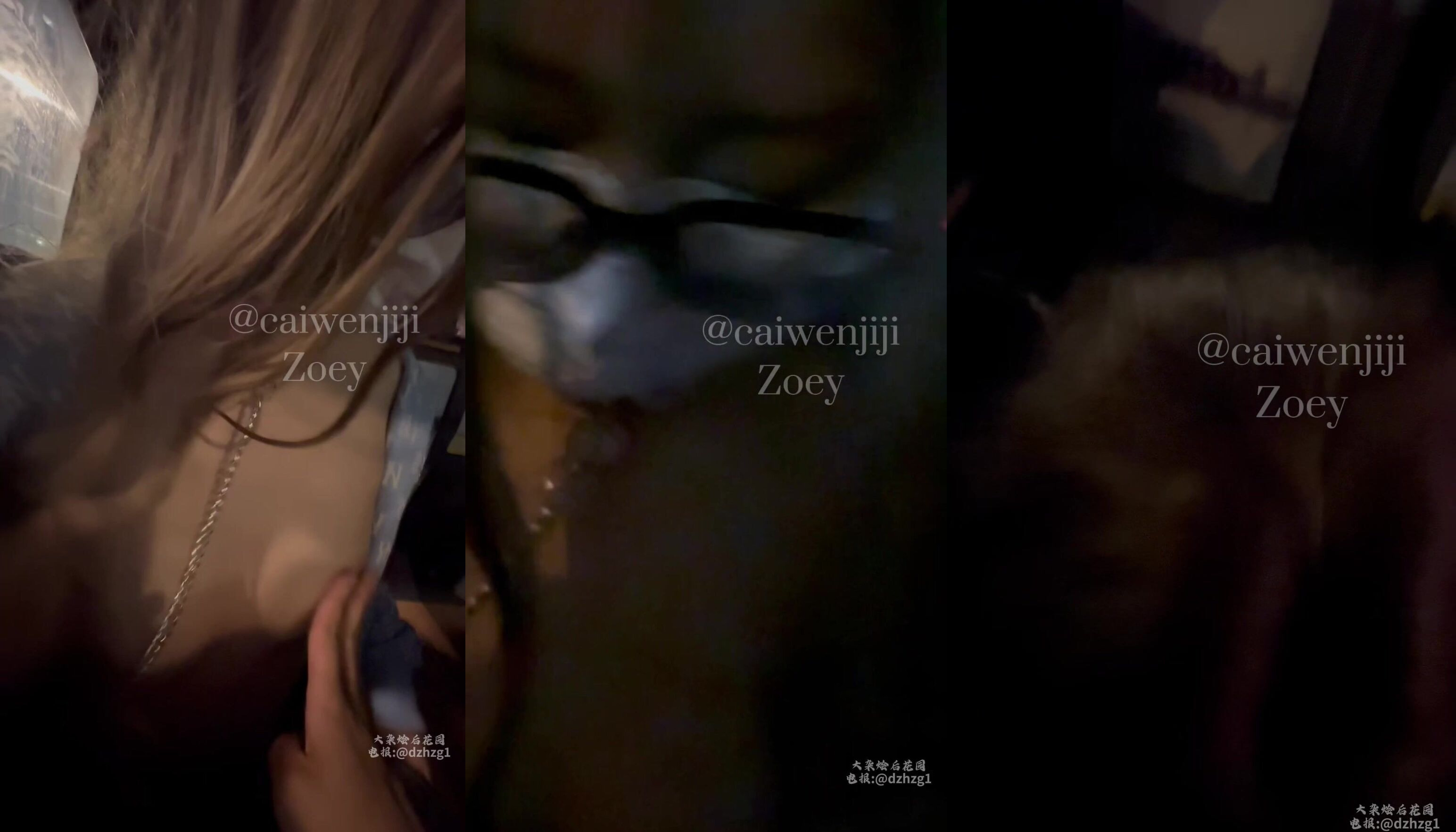 『zoey』反差可愛萌妹戶外馬路戴上項圈狗鏈被爸爸調教啪啪，大屌撐滿潤滑濕暖蜜穴，被操的騷叫不停 (1)