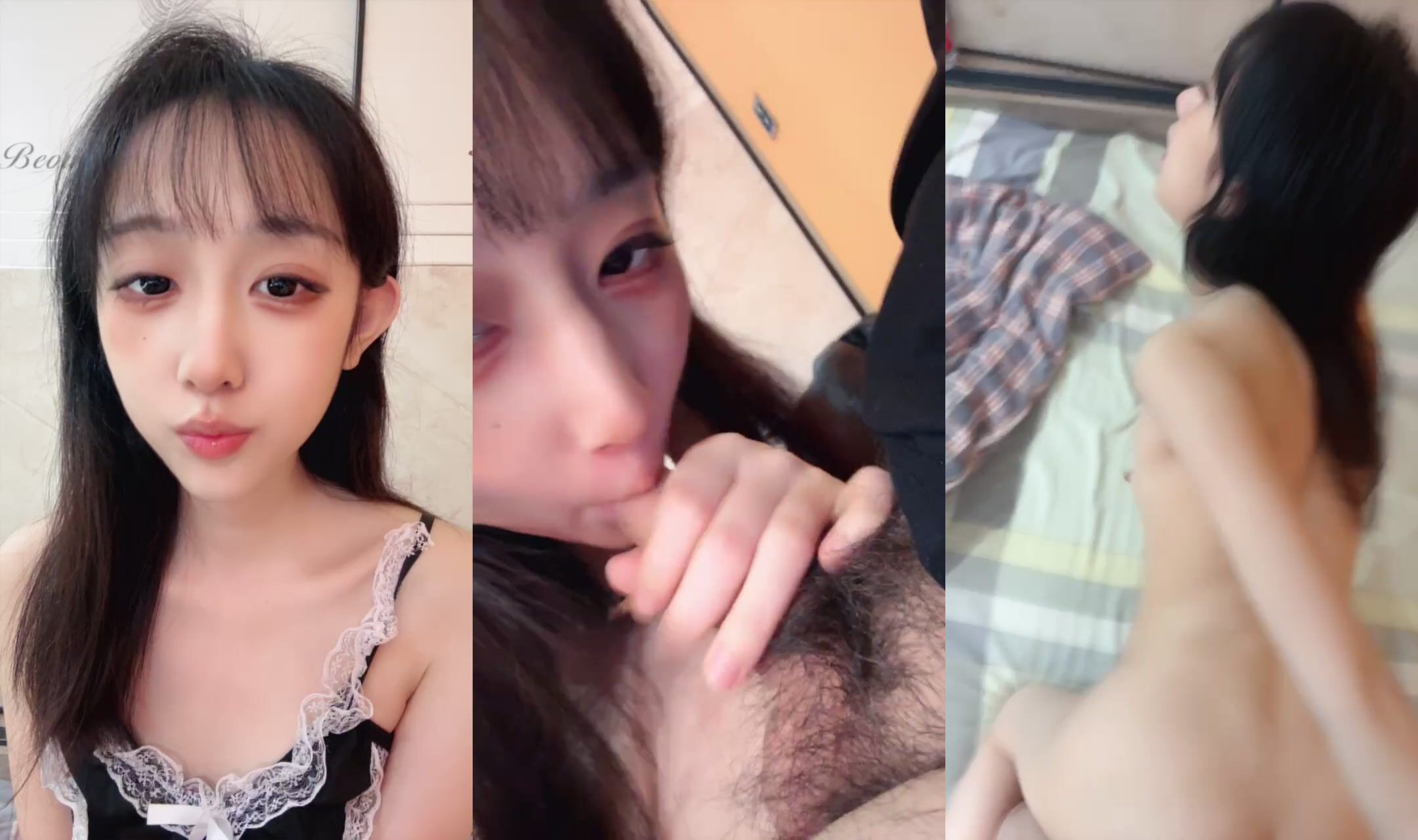 【一張小寶貝】極品甜美校花純情性感看她被操我心碎 (3)