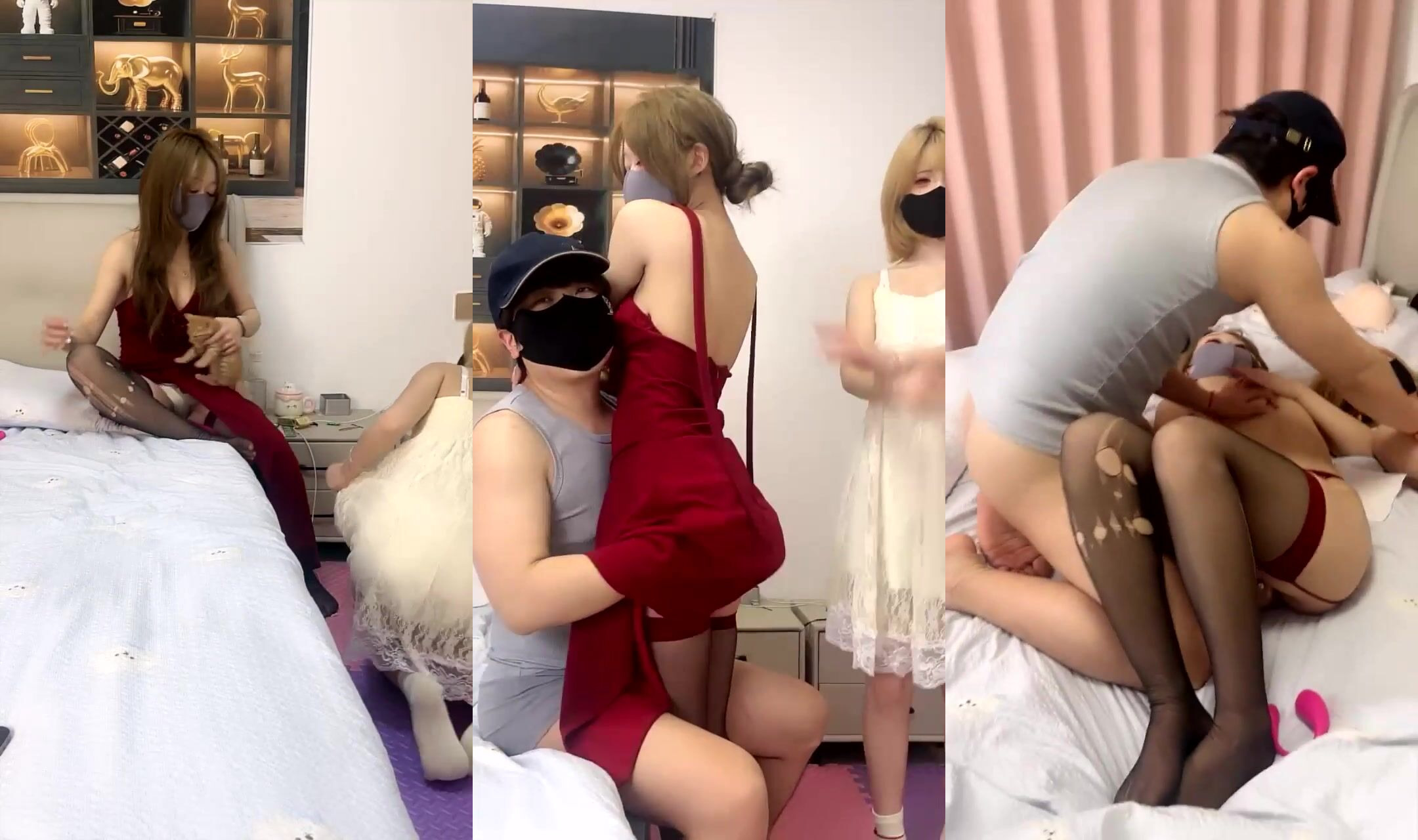 【全網最嫩美少女】蘿莉女團~掐脖爆操後入狂懟~癱軟