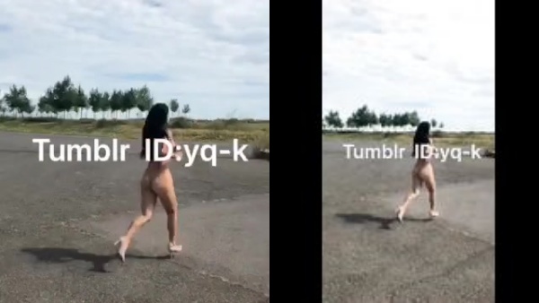 老婆野外露出很開心