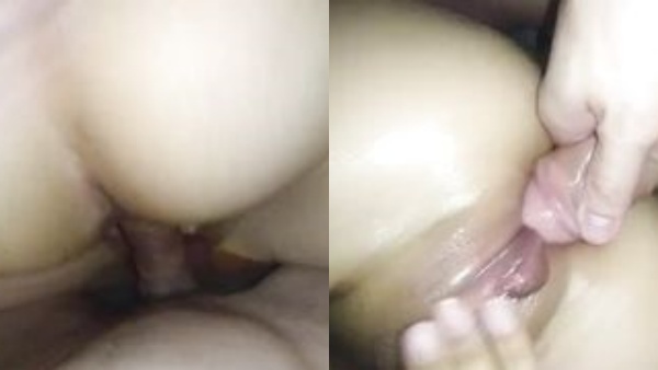 Two Hot Tinder Babes Squirt on each others Pussy in POV Threesome