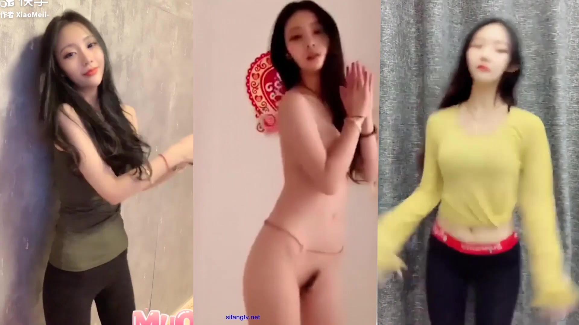 現役快手網紅小妹土豪高價福利超級反差表裸舞對比，這騷貨消災還可以搜到