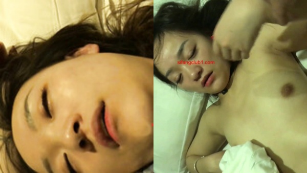 公司聚會下藥迷倒好身材的女同事正幹活突然手動了一下 嚇一跳