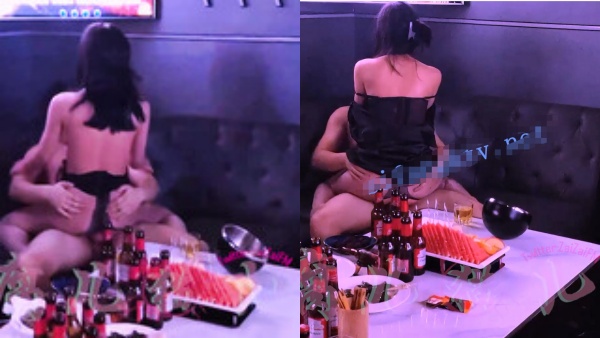 KTV初體驗【淫亂人妻】綠帽淫蕩母狗【腐貓兒】3P4P群P聚眾淫亂④ (2)