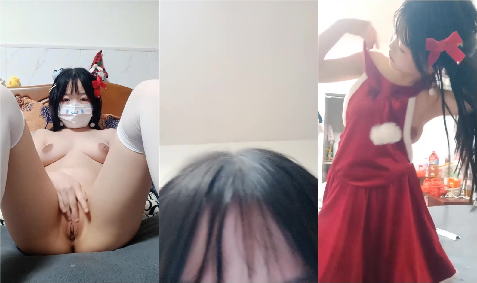【蛋撻吖】超嫩小女孩! 超級大奶~天然白虎潤逼~摳穴自慰! (2)