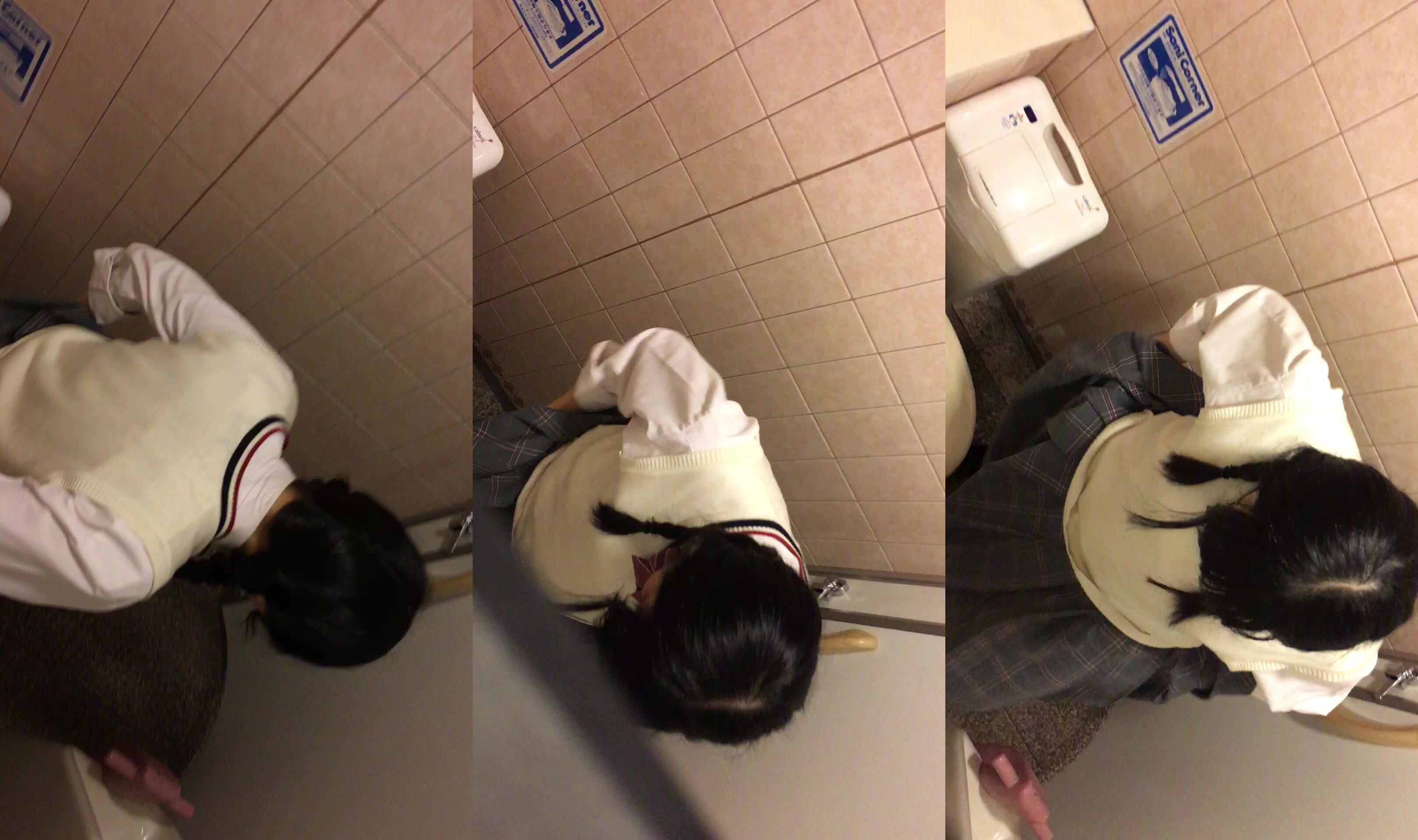 學校附近餐廳女廁偷拍多位漂亮學妹噓噓 (2)