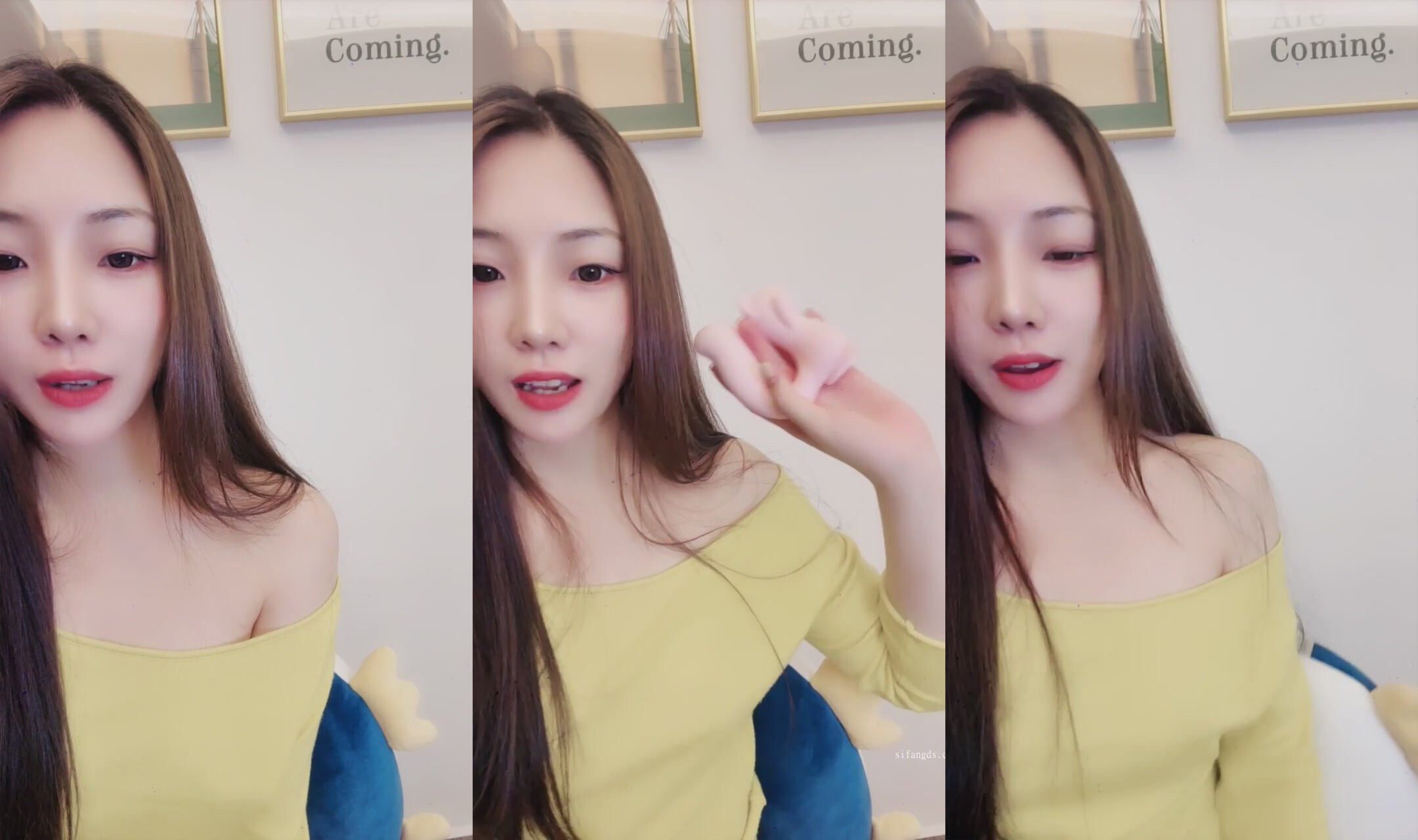 【南喬是喬喬】最頂級的網紅關注了3年終於下海首秀小嫩B還是粉粉的 (1)