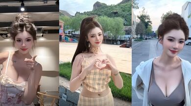 抖音高顏值短劇演員 老劉又胖啦 真空露點直播回放 大尺度透視裝騷舞 極度刺激誘惑！