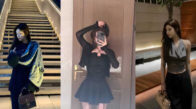 河南理工頂級顏值校花 私下約炮成癮 蹶翹臀玩指奸 穿黑絲被狂幹 晃腚扒穴淫騷至極 滿地射完的避孕套 真抗操啊！