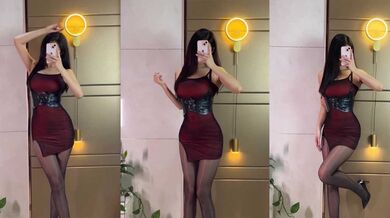 網黃女神 kkyyds98 超淫新作 黑絲尤物蹶臀跪舔 體態超美 被主人拽狗鏈後入深插 玩口交榨精 嘴裡注滿濃漿！