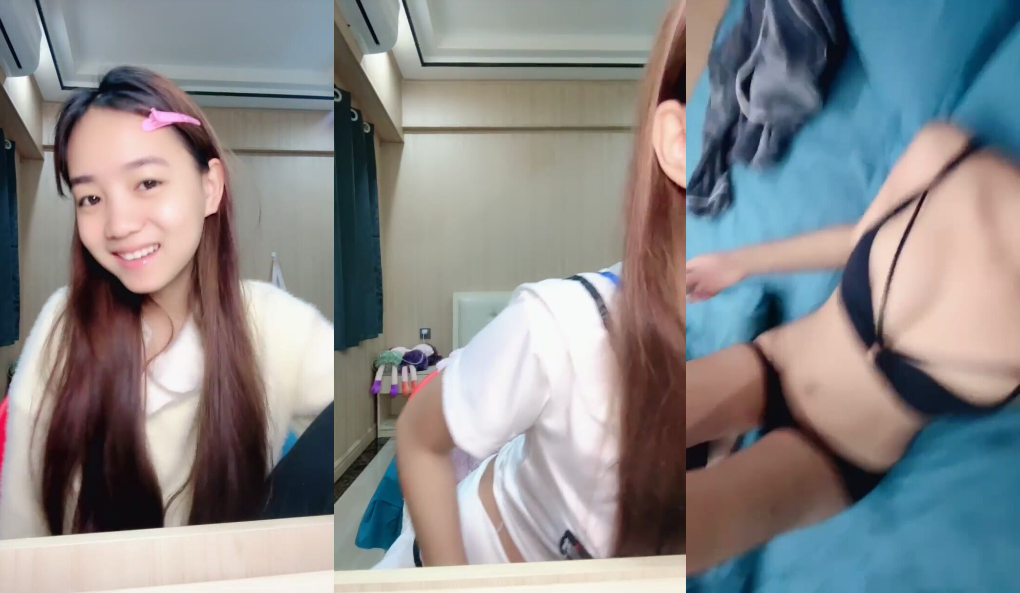 【沐言】新人大四學生妹，需要賺點生活費和學費，甜美乖巧真清純，素顏大尺度展示中 (1)