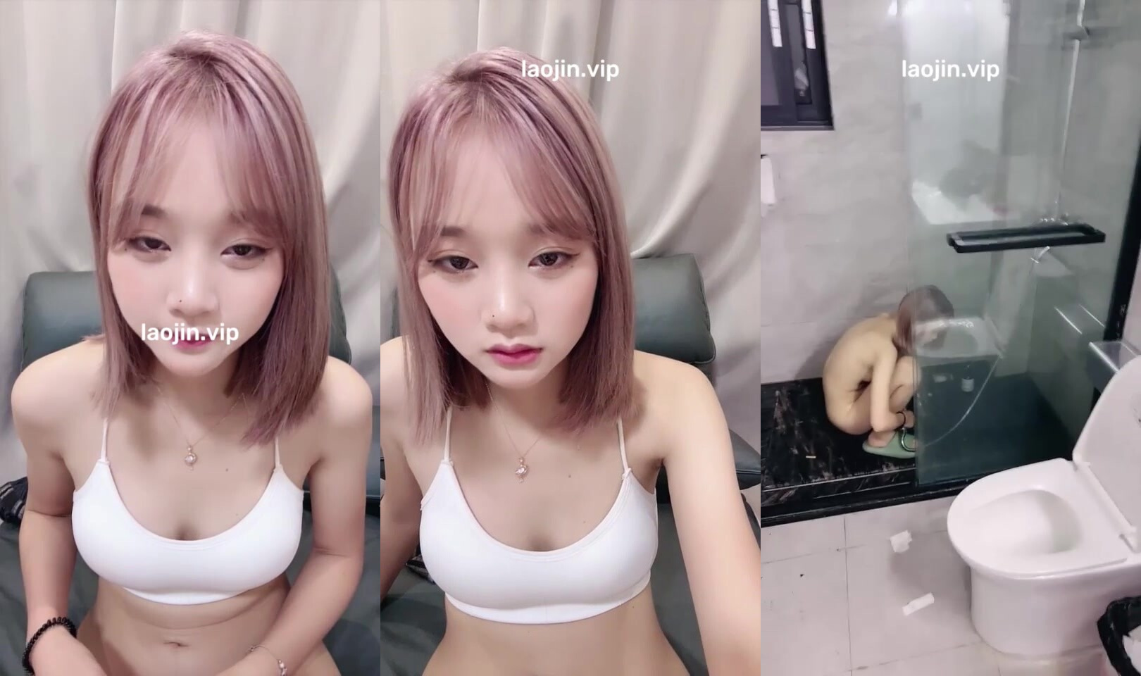 【小美】青春戀愛型，校園學妹被3P，三點粉嫩，喜歡被男友插入的感覺，做愛反差感十足，很激情