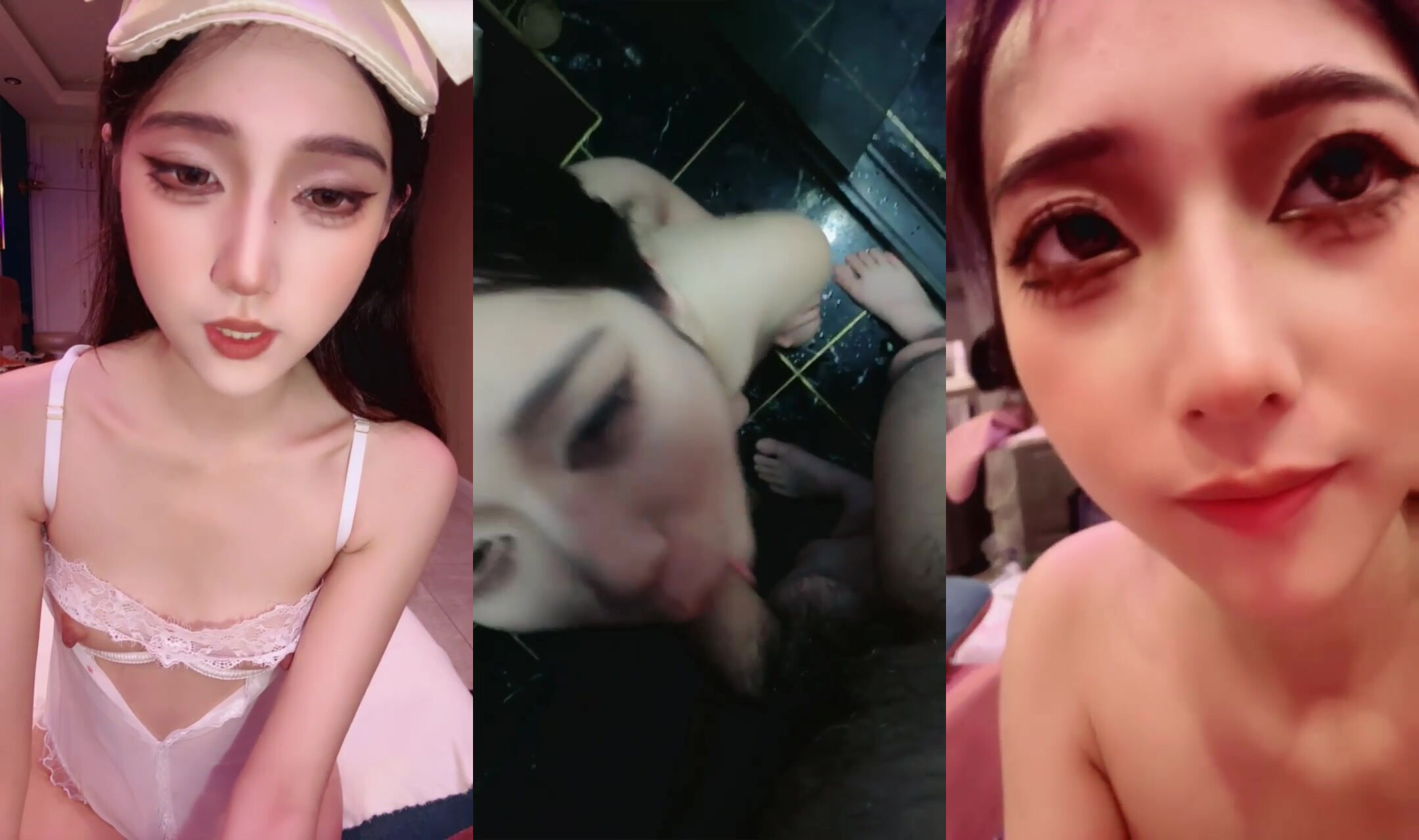 9月重磅深圳小母狗下海就和陽痿男做愛，超高顏值大眼小妖精 身材苗條貧乳白皙！超精緻臉蛋！扇耳光 母腳趾摳逼摳菊花慘叫