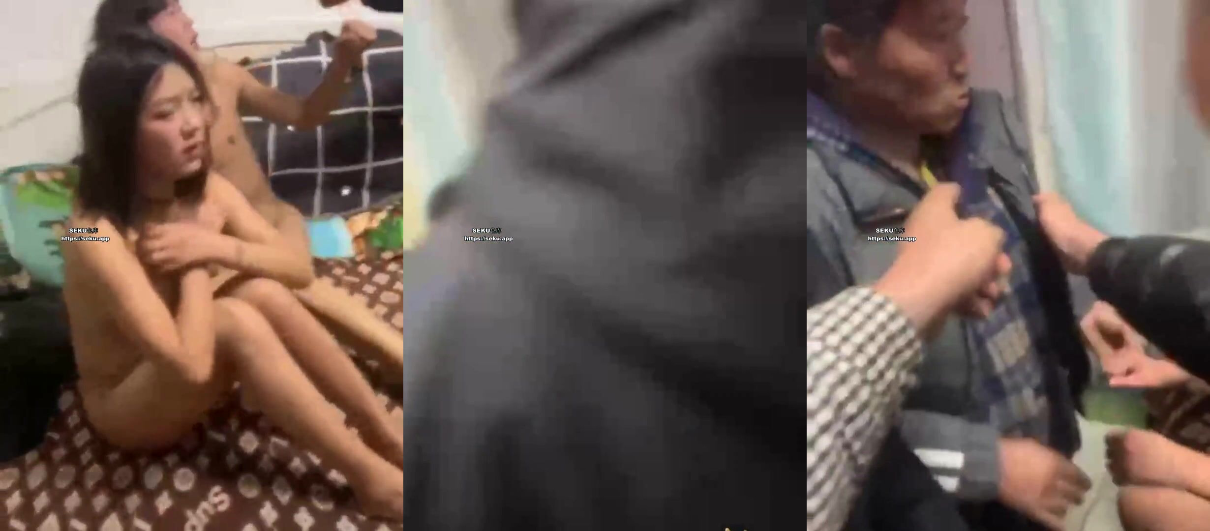 西昌剛結婚不久的小少婦出軌精神小夥被抓現行，這下有得受了！~1