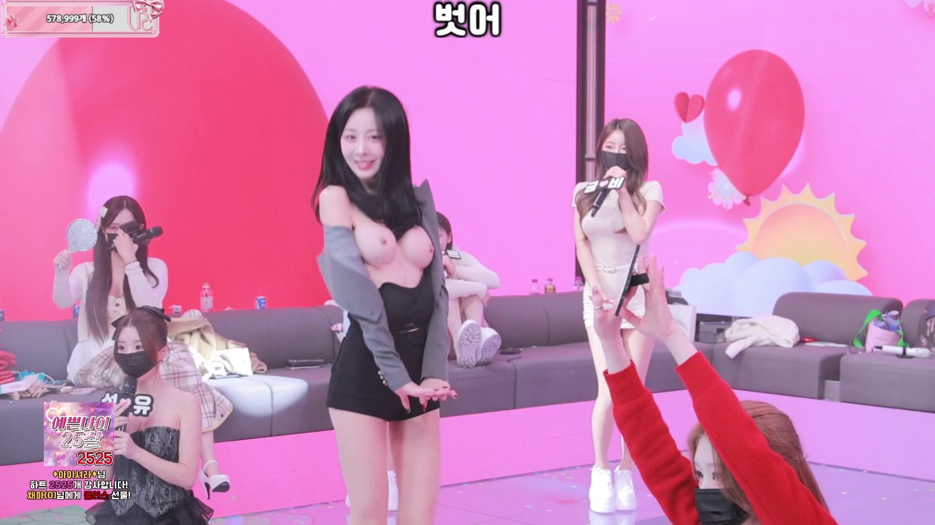 BJ脫衣舞女團【熊貓班】❤️第六季番外篇第3集【任務挑戰賽】裸舞純享版+彩雅&啾嚕單人Cut！彩雅單人Cut