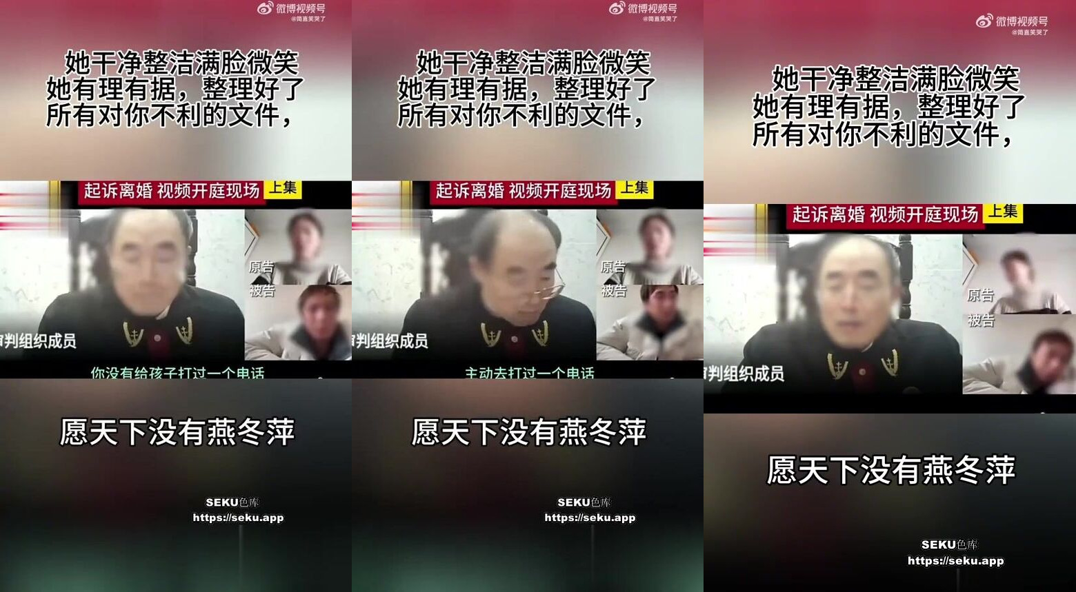安徽銅陵燕冬萍出軌離婚上法挺！七分鐘演講被兩句話懟回！更是當庭被曝出軌影片！