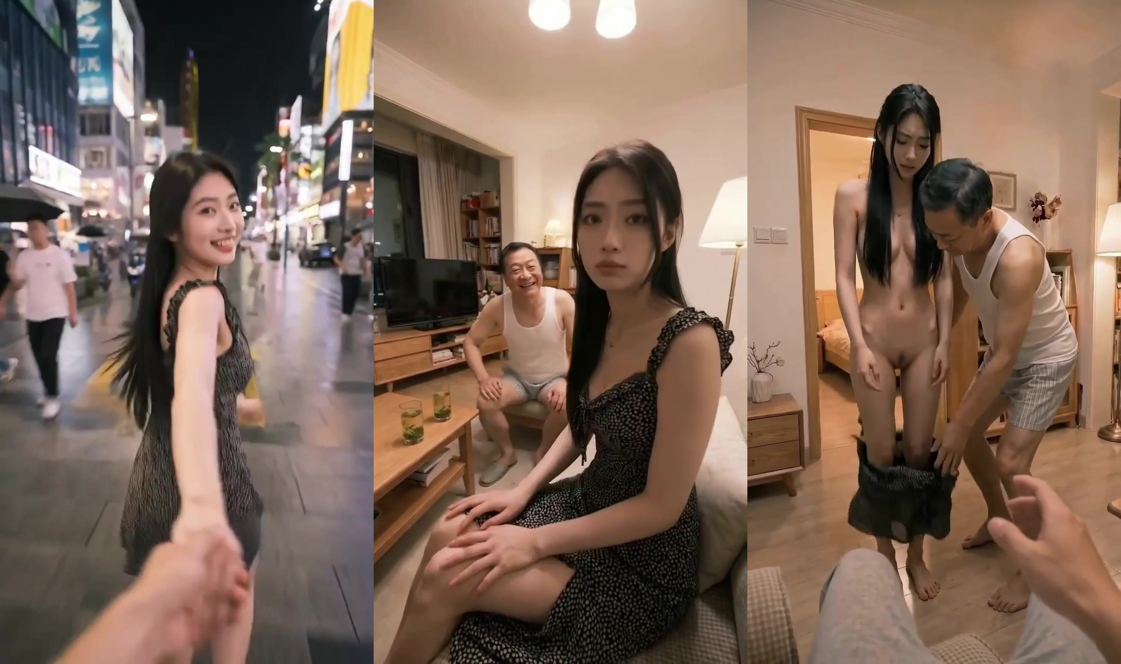 《兒子女友之什麼寶貝呀》第1集：公公的幫助兒子帶清純的漂亮女友回家！