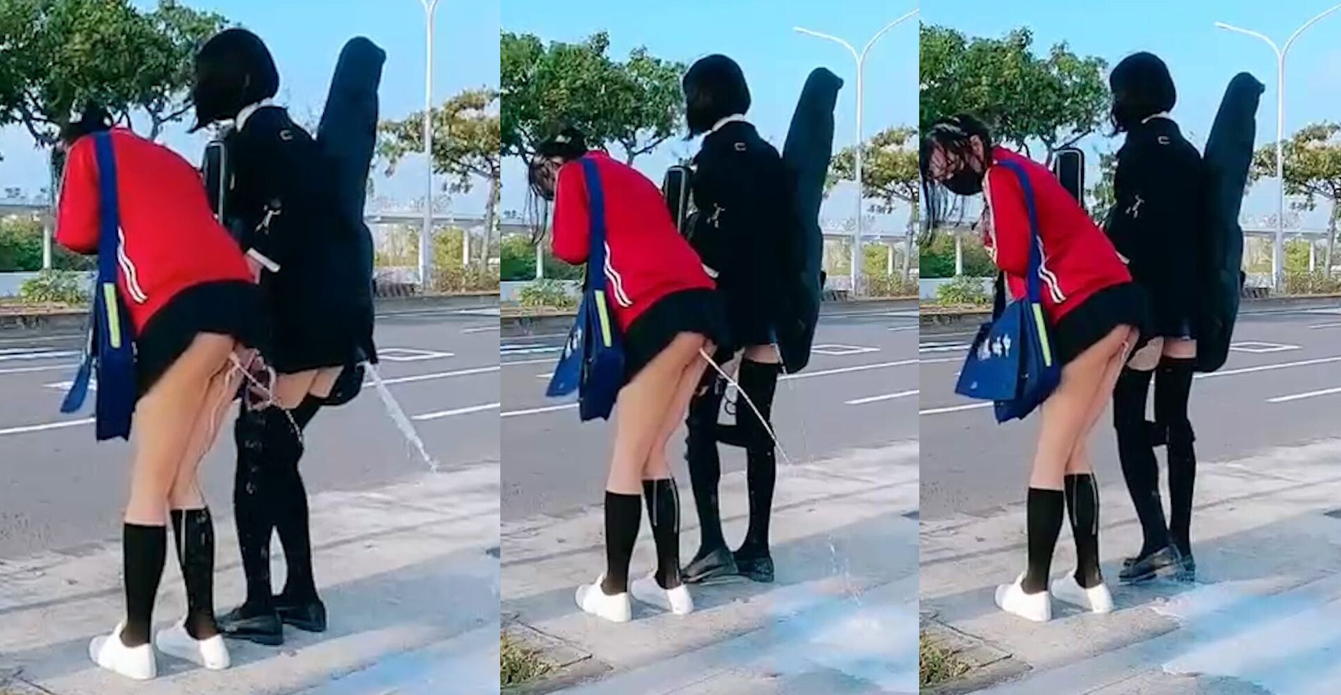 樂團女生站著尿，簡直像瀑布