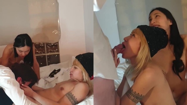 《新年賀歲檔》百萬粉絲推特網紅劉玥國產劇情AV回家的誘惑和閨蜜一起3P大戰國語對白