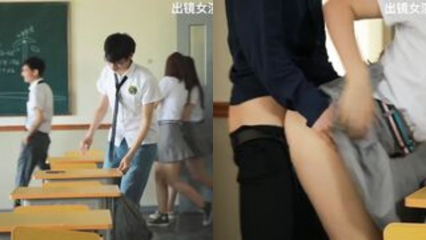 高顏值女神裸戲替身『沈樵』超大尺度劇情新作-男神老師讓我放學別走 教室猛烈抽插破處 高畫質1080P原版無水印